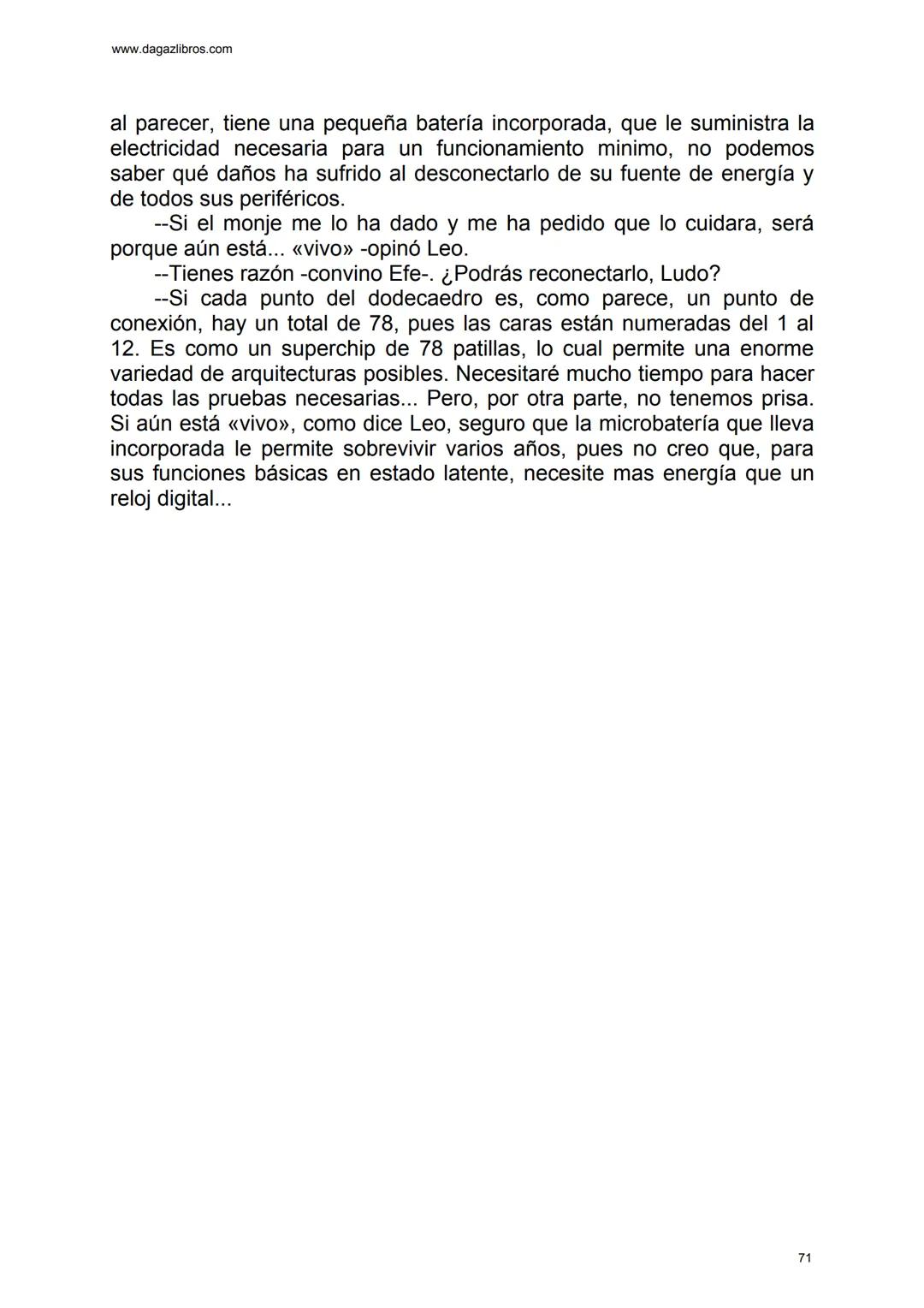 # EL GRAN JUEGO
Carlo Frabetti www.dagazlibros.com
1
Jugar a jugar
Todo empezó con un error al teclear, o más bien un despiste. Leo
habí