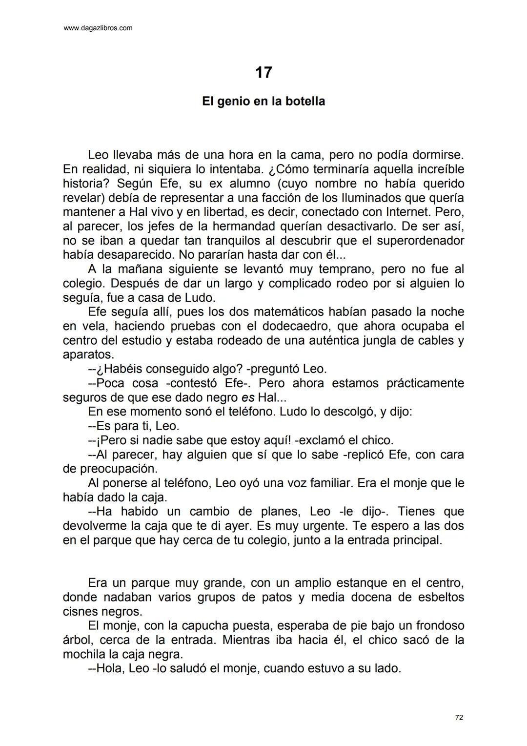 # EL GRAN JUEGO
Carlo Frabetti www.dagazlibros.com
1
Jugar a jugar
Todo empezó con un error al teclear, o más bien un despiste. Leo
habí