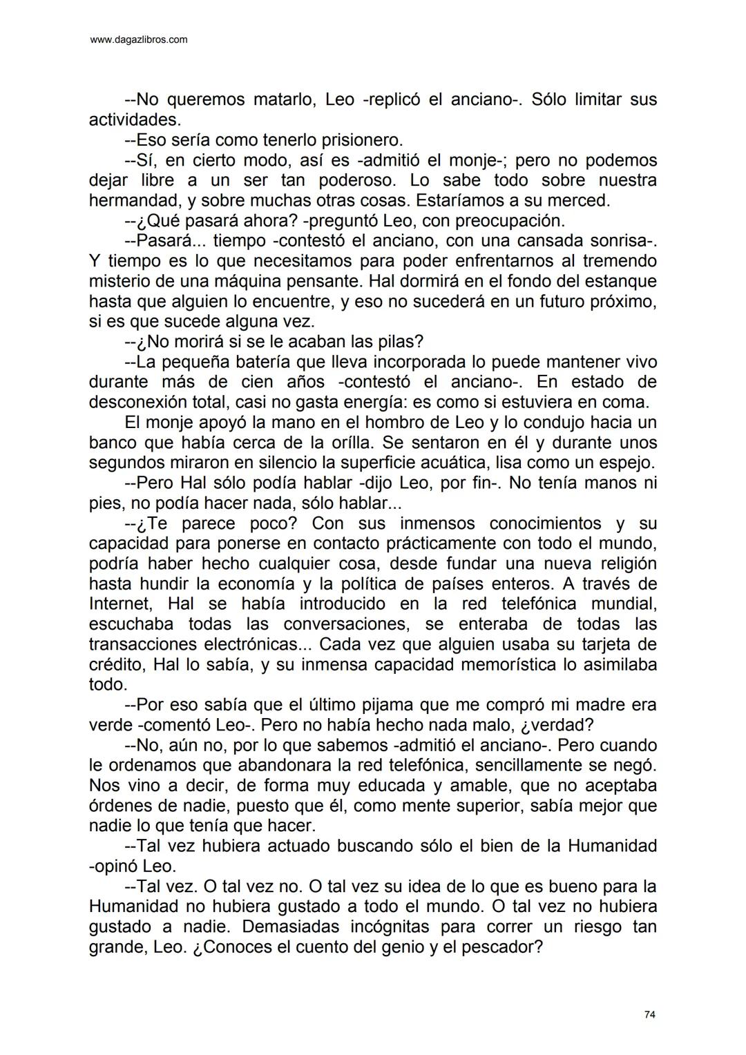 # EL GRAN JUEGO
Carlo Frabetti www.dagazlibros.com
1
Jugar a jugar
Todo empezó con un error al teclear, o más bien un despiste. Leo
habí