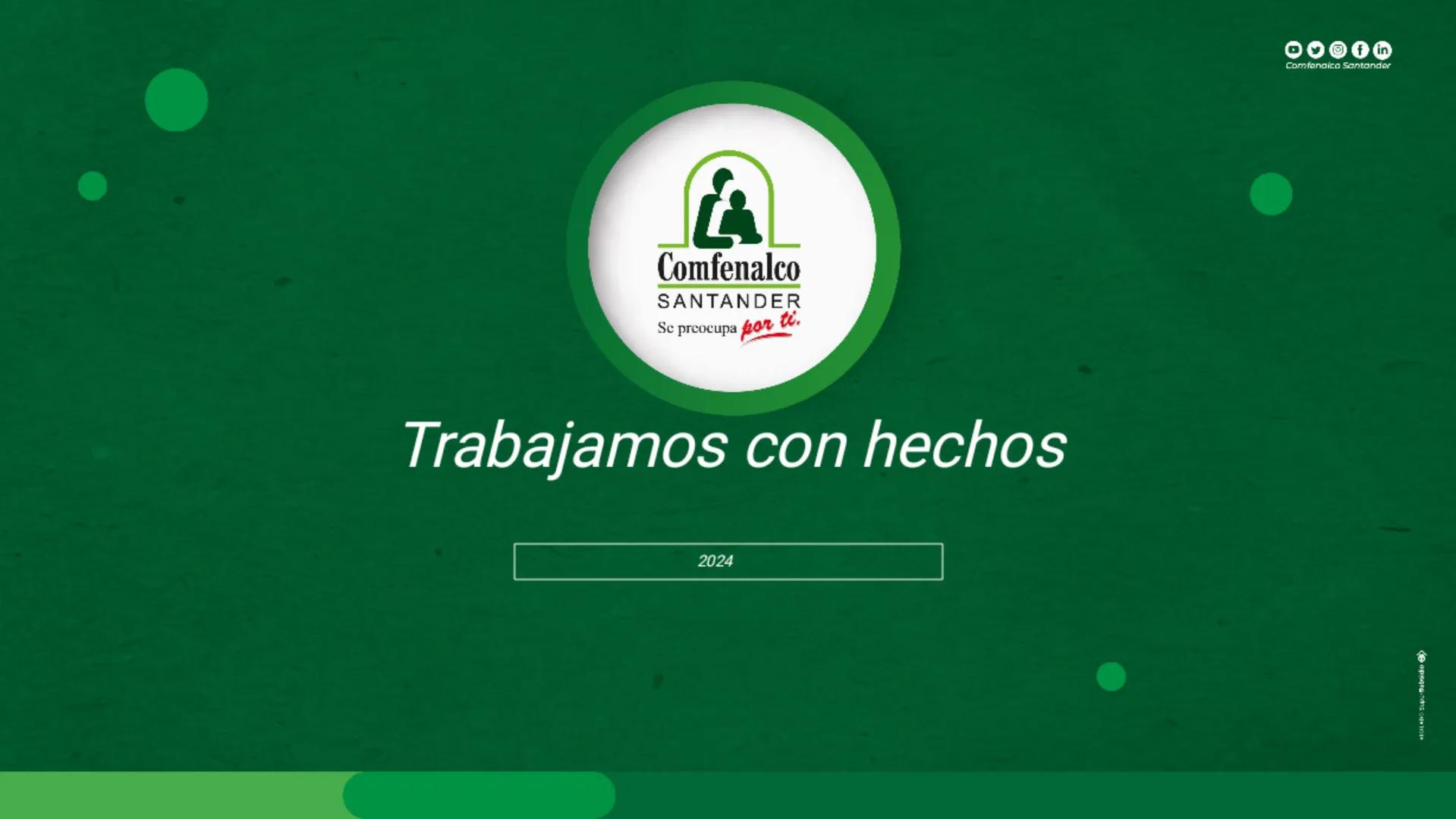 # Comfenalco Santander
Se preocupa *por ti.*
www.comfenalcosantander.com.co # Comfenalco Santander
Se preocupa **por ti.**
www.comfenalc