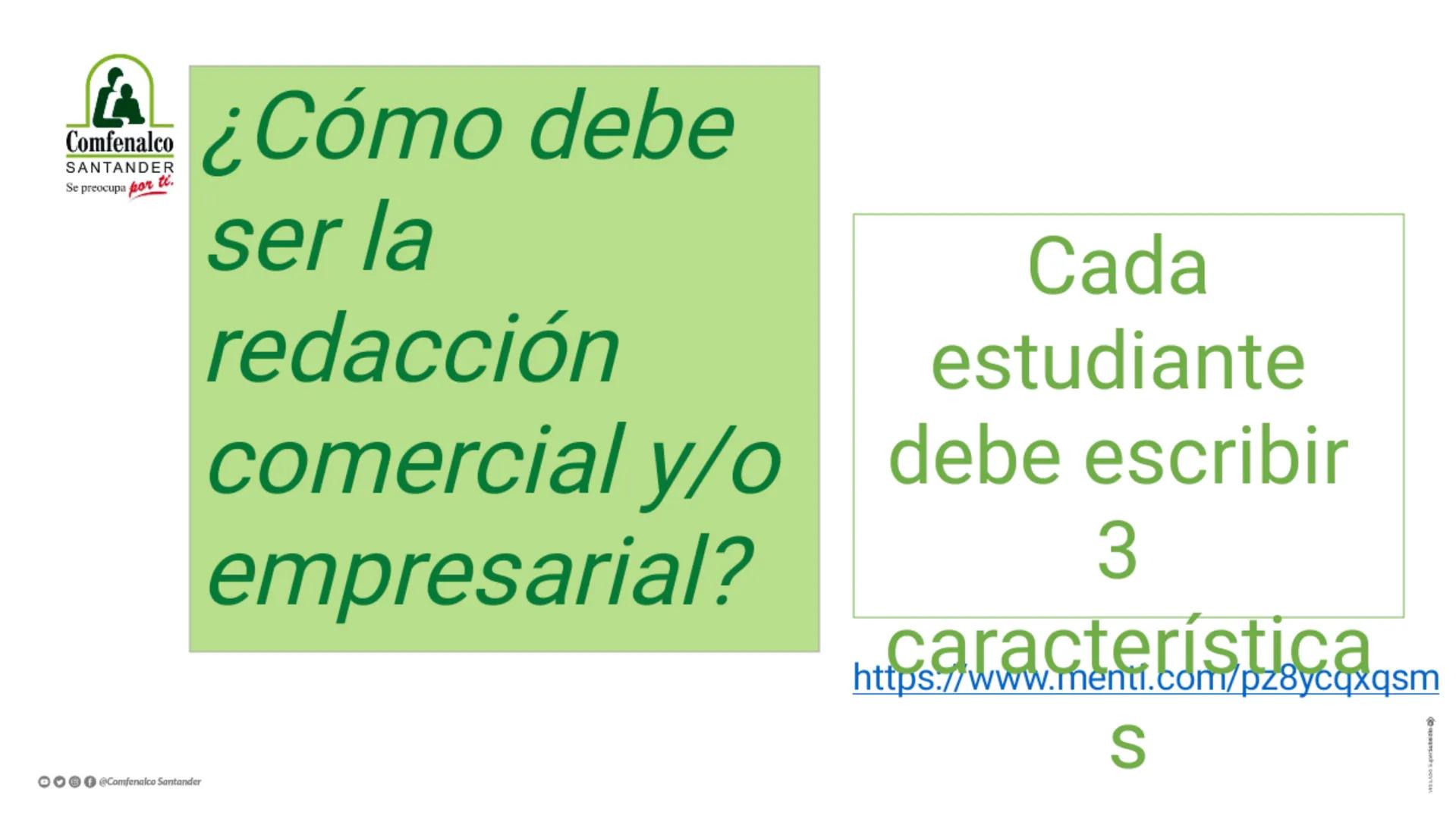 # Comfenalco Santander
Se preocupa *por ti.*
www.comfenalcosantander.com.co # Comfenalco Santander
Se preocupa **por ti.**
www.comfenalc