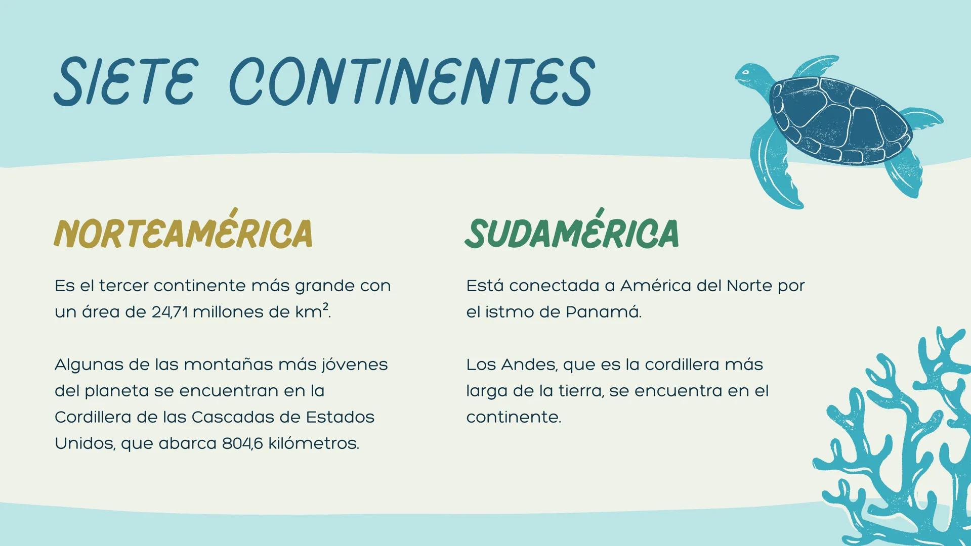 # OCÉANOS Y
# CONTINENTES
Universidad de la Salle
Didáctica del Español como Lengua Materna --- OCR Start ---
CONTENIDOS
CONCEPTUALES
GUÍA