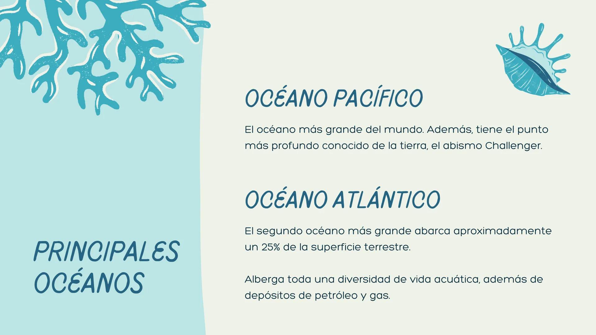 # OCÉANOS Y
# CONTINENTES
Universidad de la Salle
Didáctica del Español como Lengua Materna --- OCR Start ---
CONTENIDOS
CONCEPTUALES
GUÍA