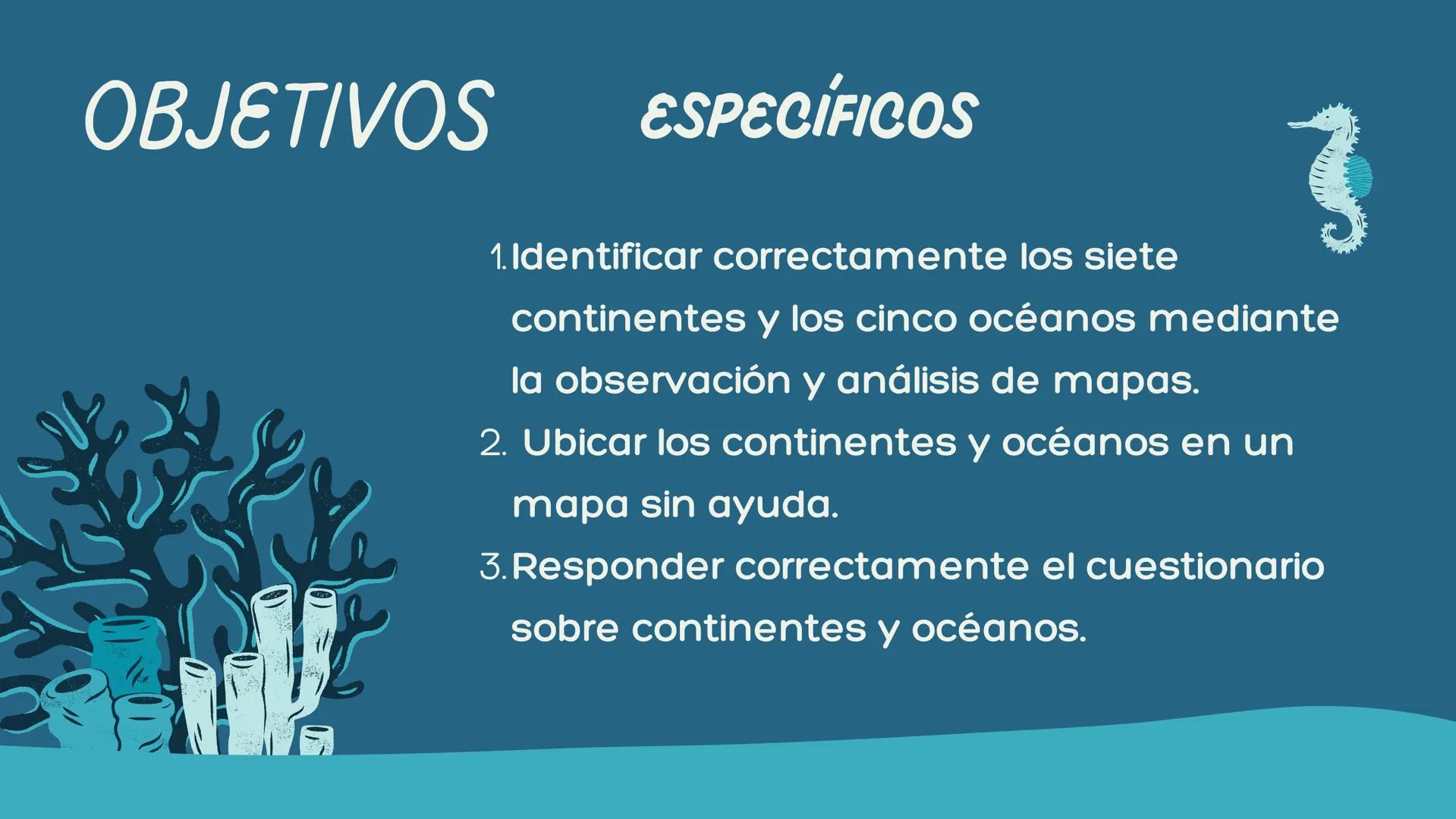 # OCÉANOS Y
# CONTINENTES
Universidad de la Salle
Didáctica del Español como Lengua Materna --- OCR Start ---
CONTENIDOS
CONCEPTUALES
GUÍA