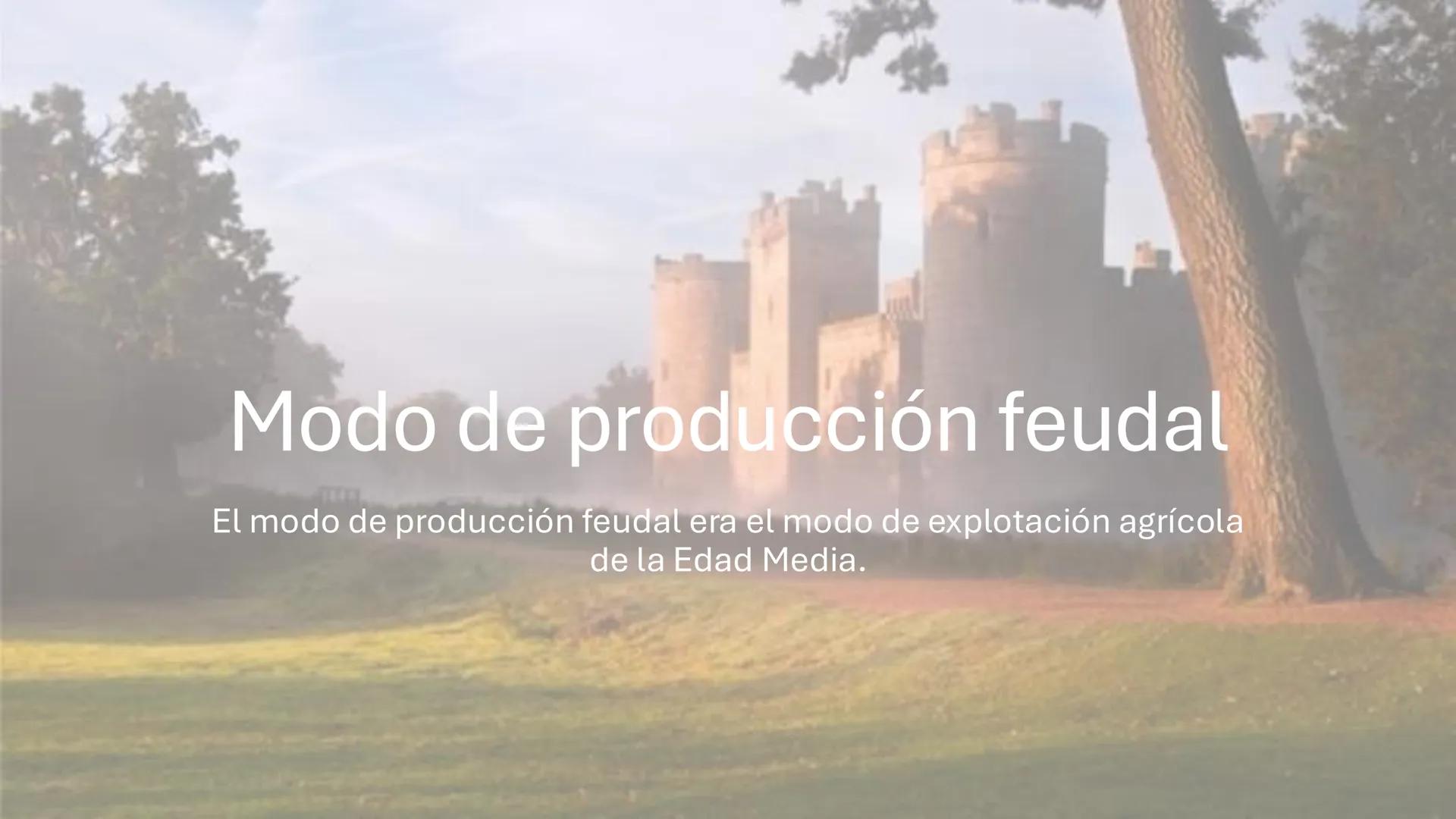 # Modos de producción
• Los modos de producción son las diferentes maneras en que se
organiza la actividad económica en una sociedad partic