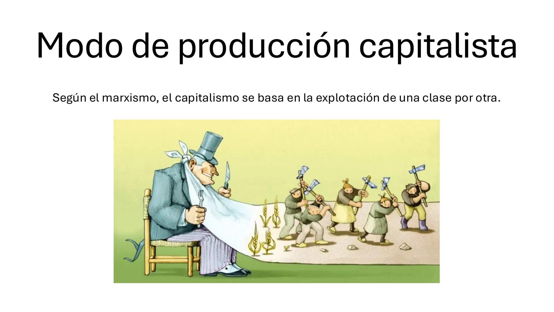 # Modos de producción
• Los modos de producción son las diferentes maneras en que se
organiza la actividad económica en una sociedad partic