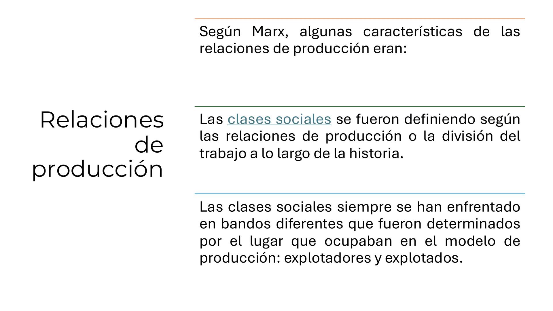 # Modos de producción
• Los modos de producción son las diferentes maneras en que se
organiza la actividad económica en una sociedad partic