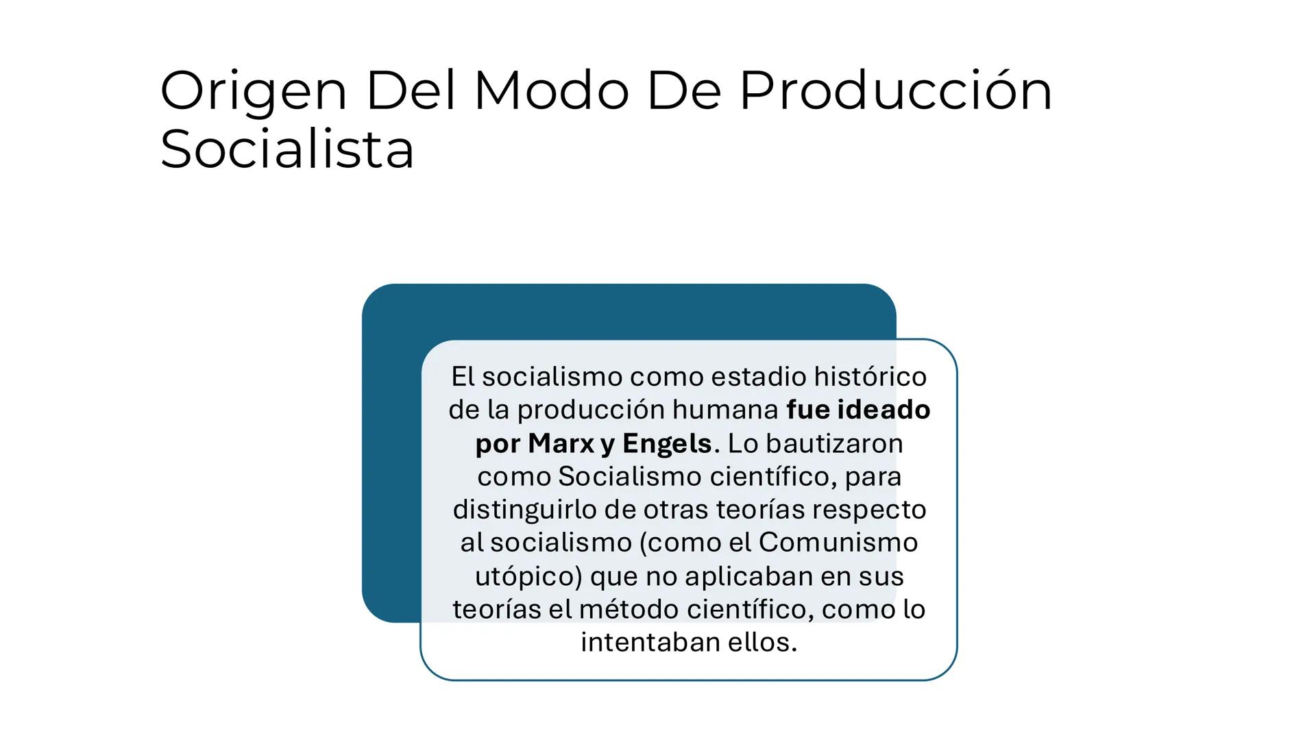 # Modos de producción
• Los modos de producción son las diferentes maneras en que se
organiza la actividad económica en una sociedad partic