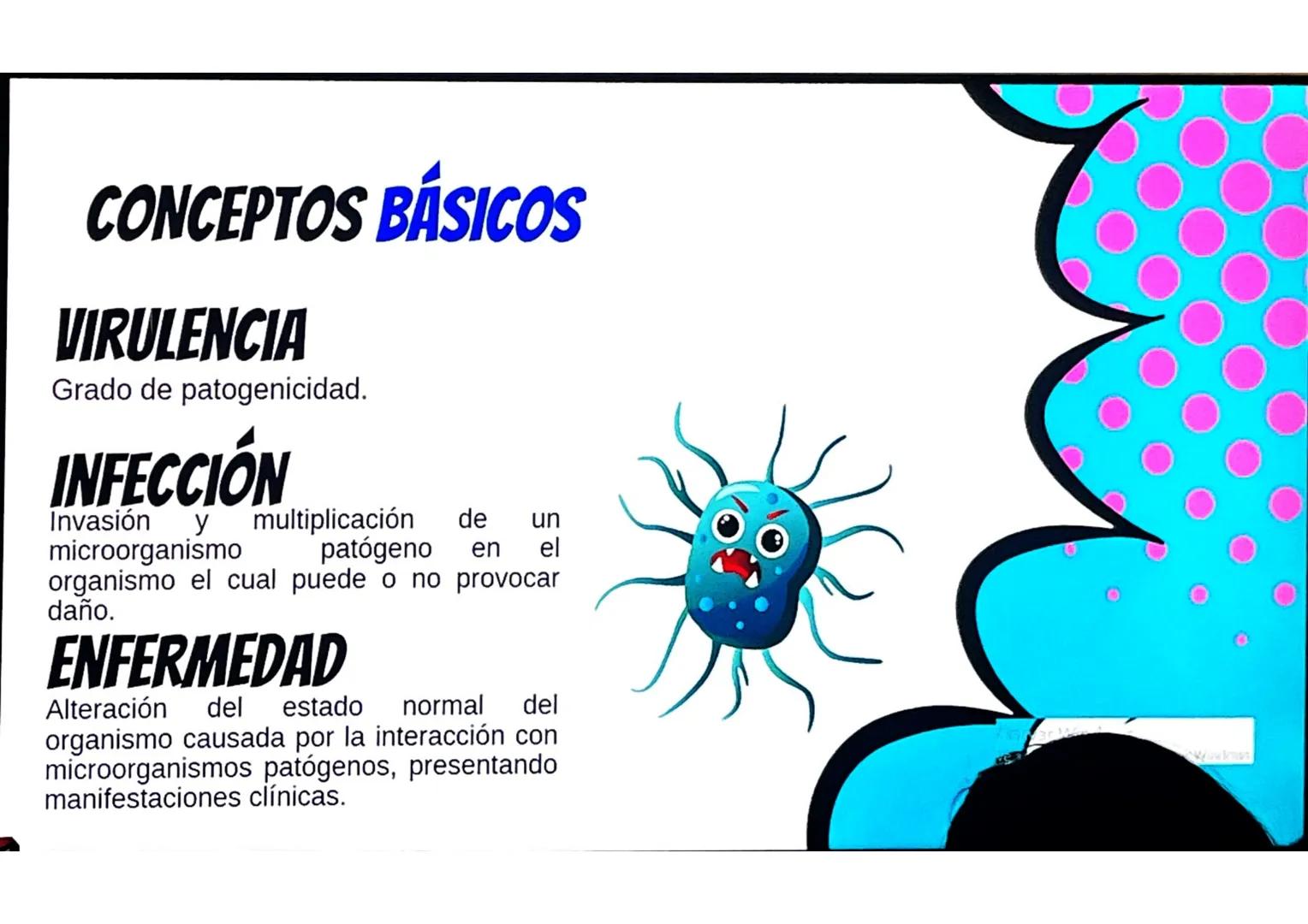 # CONCEPTOS BÁSICOS
# MICROBIOTA
Microorganismos que se localizan de
manera habitual en distintos sitios del
cuerpo humano, y que conviven