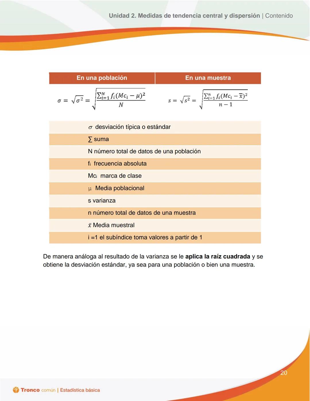 # Estadística
básica
# EDUCACIÓN
SECRETARÍA DE EDUCACIÓN PÚBLICA
# Tronco
Común
# Unidad 2. Medidas de
tendencia central y
dispersión
Con