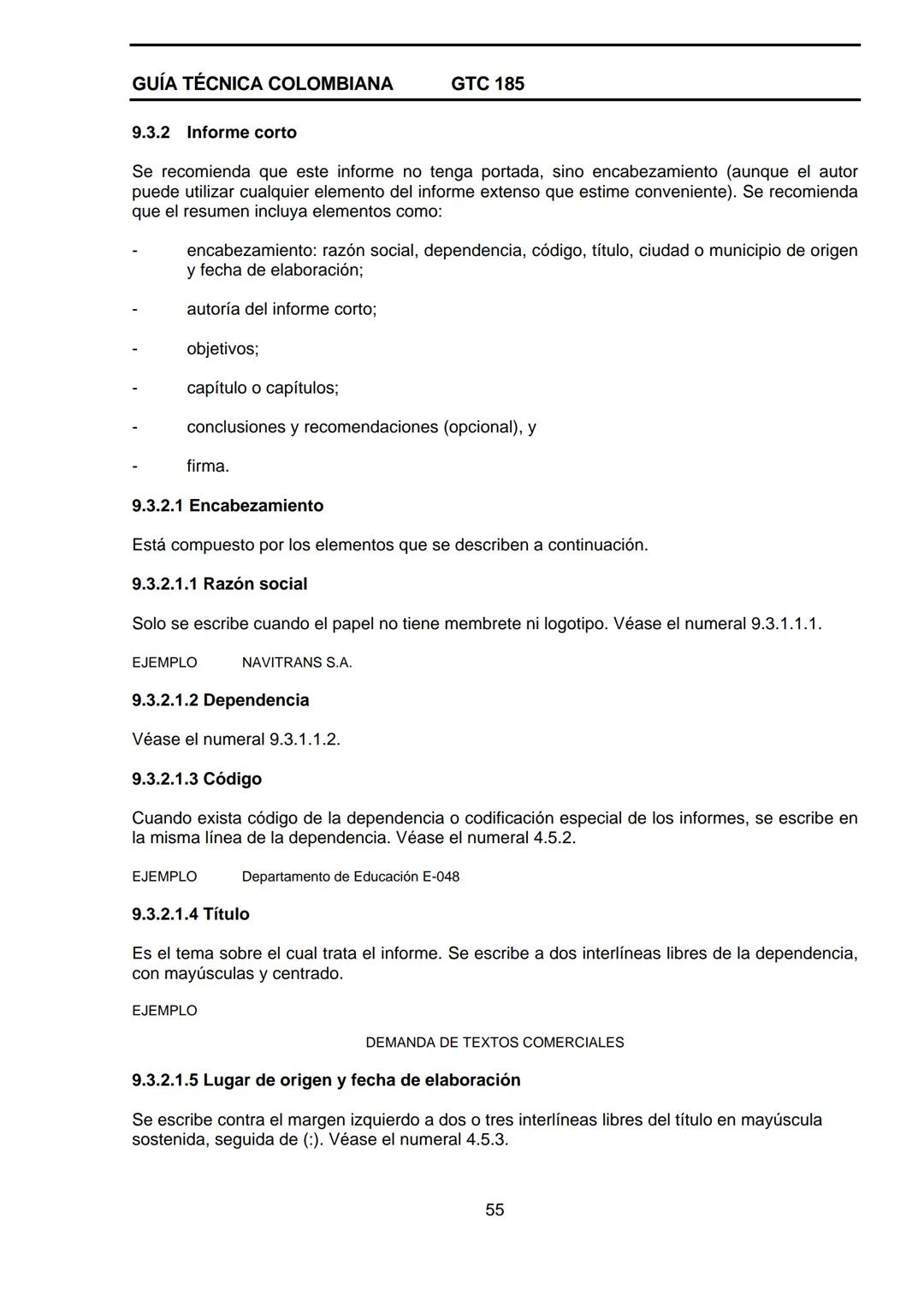--- OCR Start ---
GUÍA TÉCNICA
GTC
COLOMBIANA
185
2009-09-30
DOCUMENTACIÓN ORGANIZACIONAL
E:
ORGANIZATIONAL DOUMENTATION
ICONTEC
CORRESPONDE