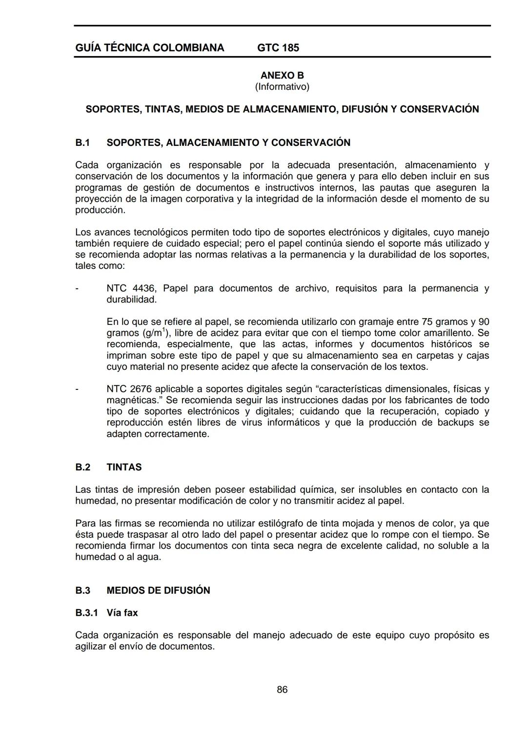 --- OCR Start ---
GUÍA TÉCNICA
GTC
COLOMBIANA
185
2009-09-30
DOCUMENTACIÓN ORGANIZACIONAL
E:
ORGANIZATIONAL DOUMENTATION
ICONTEC
CORRESPONDE
