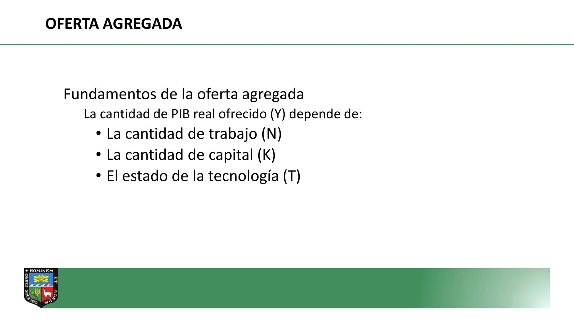 COLERE CUPIO + HOMINEM ET
DEPARTAMENTO ACADÉMICO DE
ECONOMIA Y PLANIFICACION
CURSO: MACROECONOMÍA I
PROF. Dr. GORKI LLERENA LAZO DE LA
VEGA