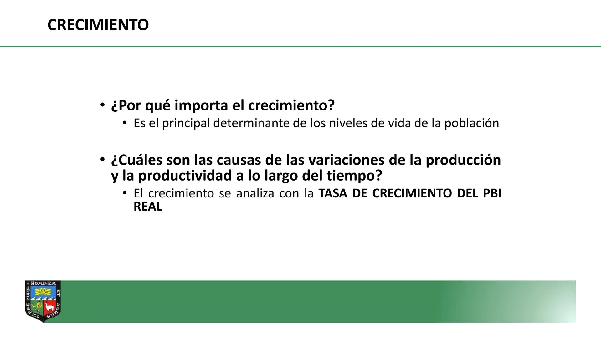 COLERE CUPIO + HOMINEM ET
DEPARTAMENTO ACADÉMICO DE
ECONOMIA Y PLANIFICACION
CURSO: MACROECONOMÍA I
PROF. Dr. GORKI LLERENA LAZO DE LA
VEGA
