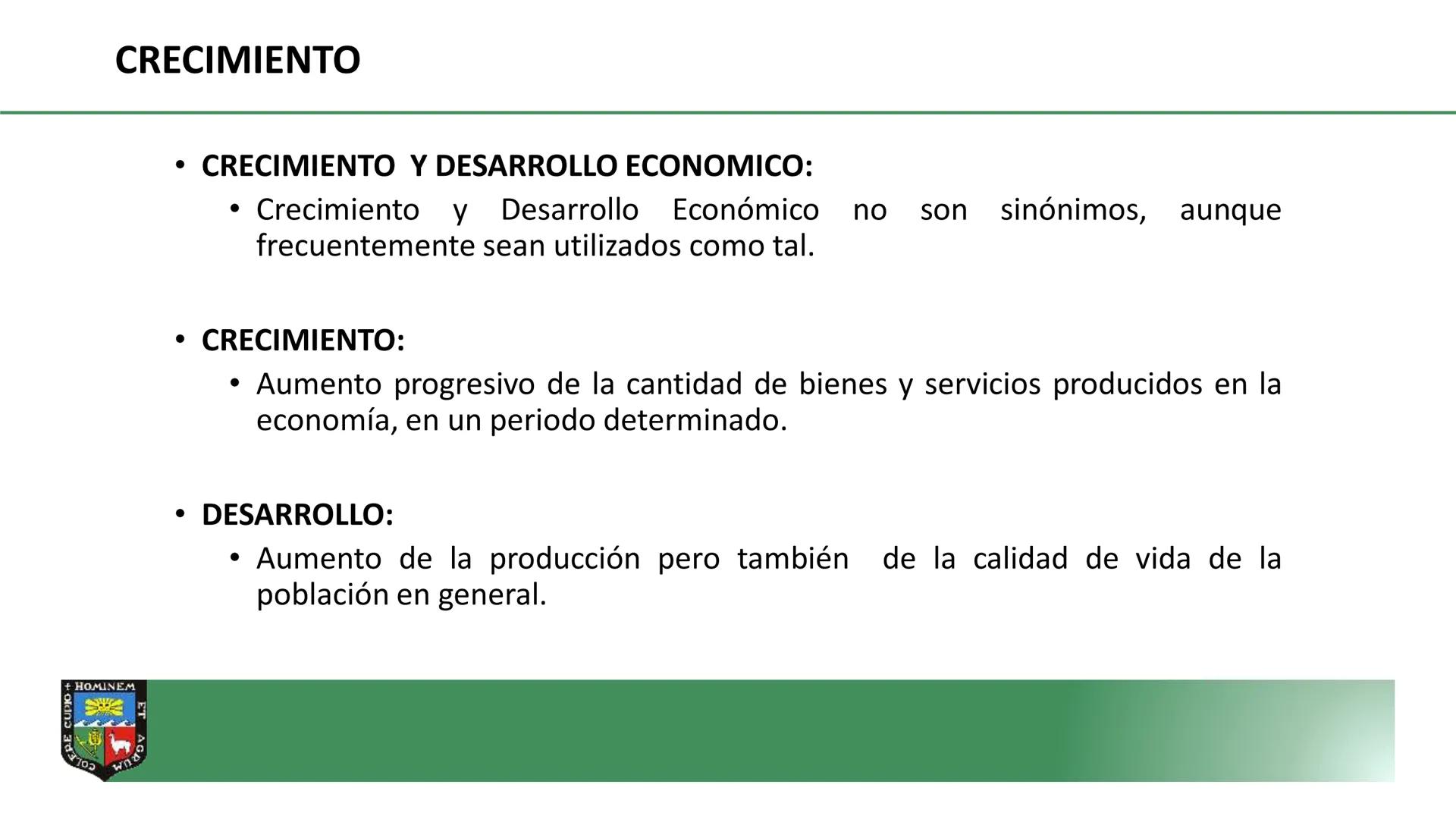 COLERE CUPIO + HOMINEM ET
DEPARTAMENTO ACADÉMICO DE
ECONOMIA Y PLANIFICACION
CURSO: MACROECONOMÍA I
PROF. Dr. GORKI LLERENA LAZO DE LA
VEGA