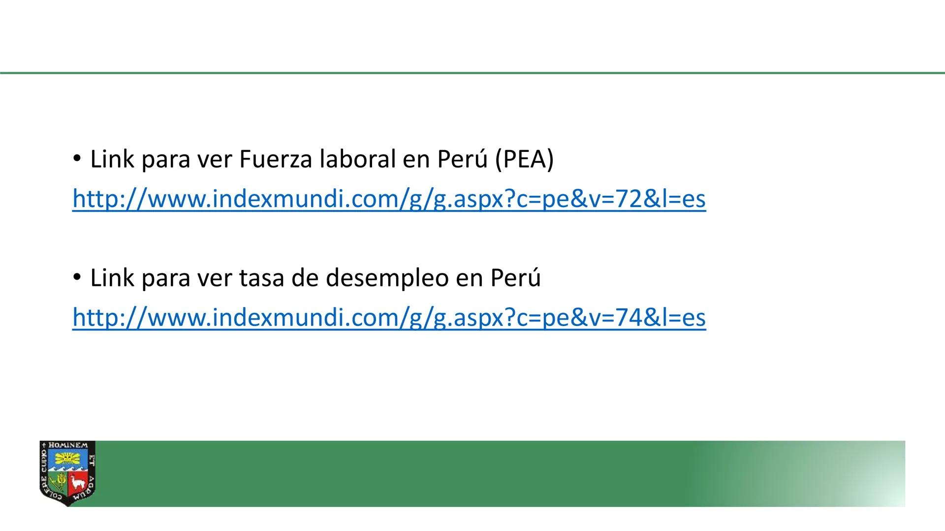 COLERE CUPIO + HOMINEM ET
DEPARTAMENTO ACADÉMICO DE
ECONOMIA Y PLANIFICACION
CURSO: MACROECONOMÍA I
PROF. Dr. GORKI LLERENA LAZO DE LA
VEGA