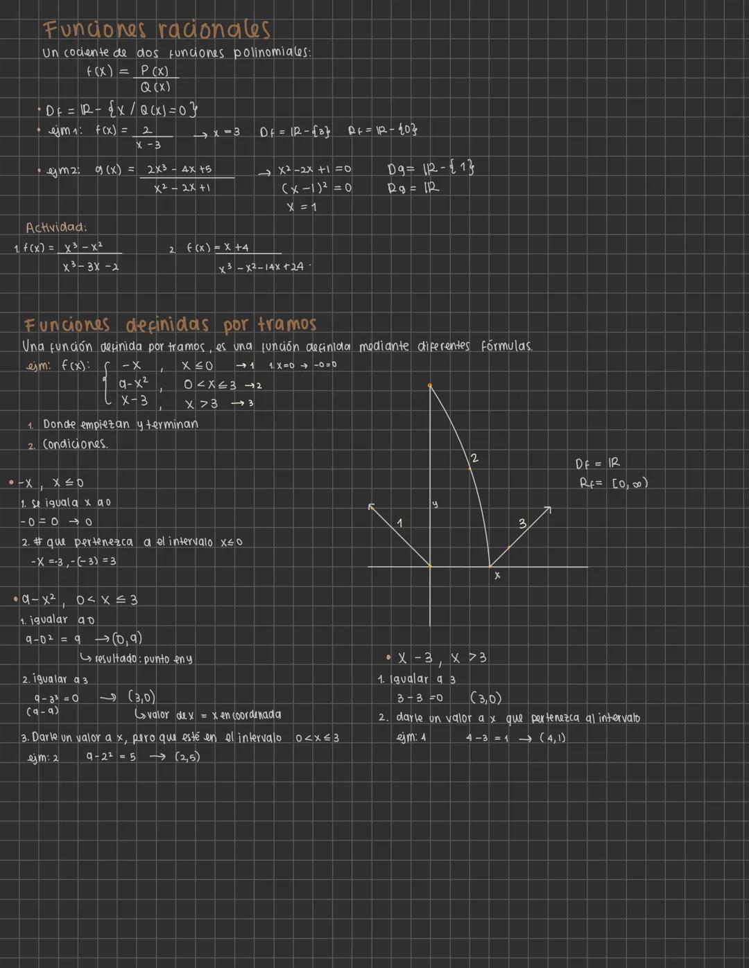 # Función polinómica / polinomial
Sea $n \in \mathbb{N}$, una función polinómica de grado $n$ es de la forma:
$f(x) = a_nx^n + a_{n-1}x^{n-1