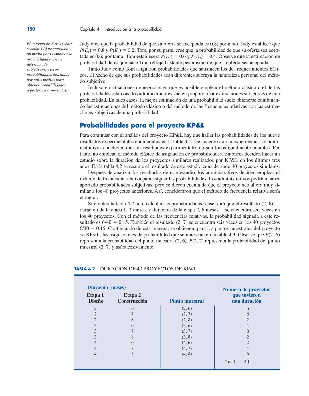 # CAPÍTULO 4
Introducción a la probabilidad
CONTENIDO
LA ESTADÍSTICA
EN LA PRÁCTICA:
LA EMPRESA
ROHM AND HASS
4.1 EXPERIMENTOS, REGLAS
DE