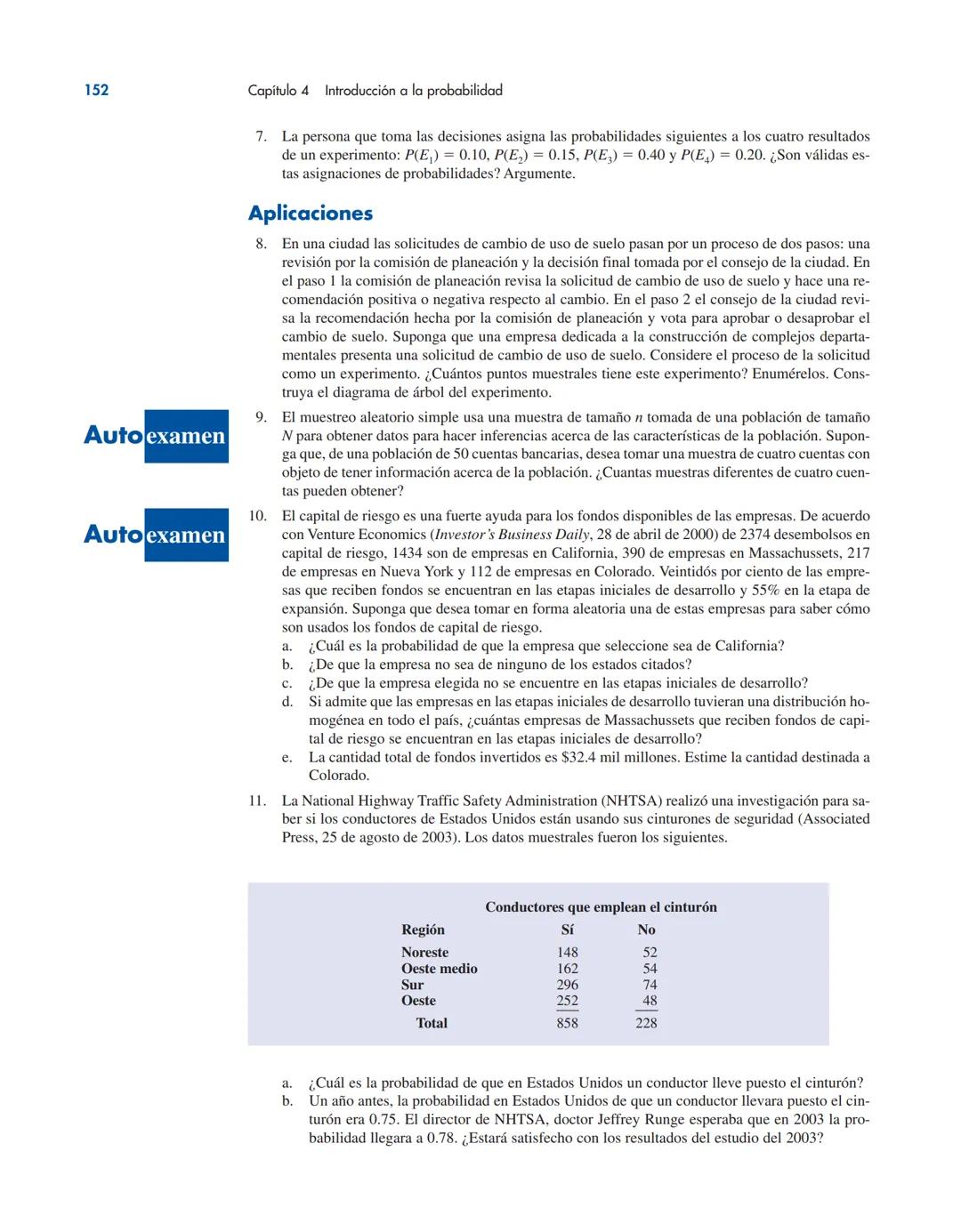 # CAPÍTULO 4
Introducción a la probabilidad
CONTENIDO
LA ESTADÍSTICA
EN LA PRÁCTICA:
LA EMPRESA
ROHM AND HASS
4.1 EXPERIMENTOS, REGLAS
DE