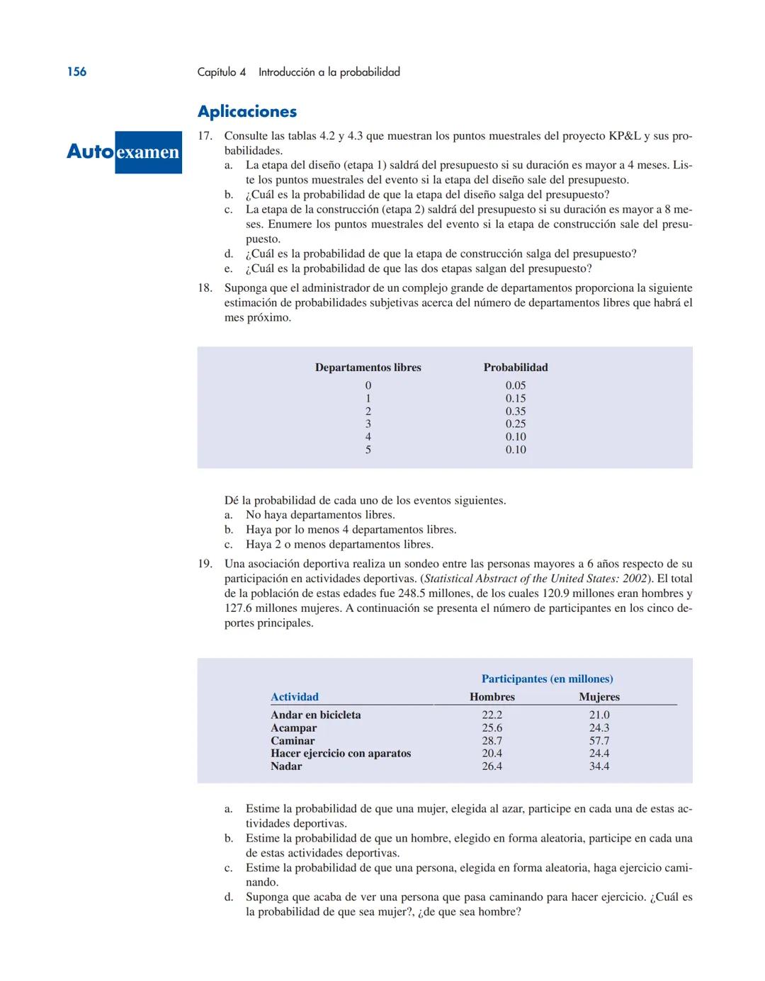 # CAPÍTULO 4
Introducción a la probabilidad
CONTENIDO
LA ESTADÍSTICA
EN LA PRÁCTICA:
LA EMPRESA
ROHM AND HASS
4.1 EXPERIMENTOS, REGLAS
DE