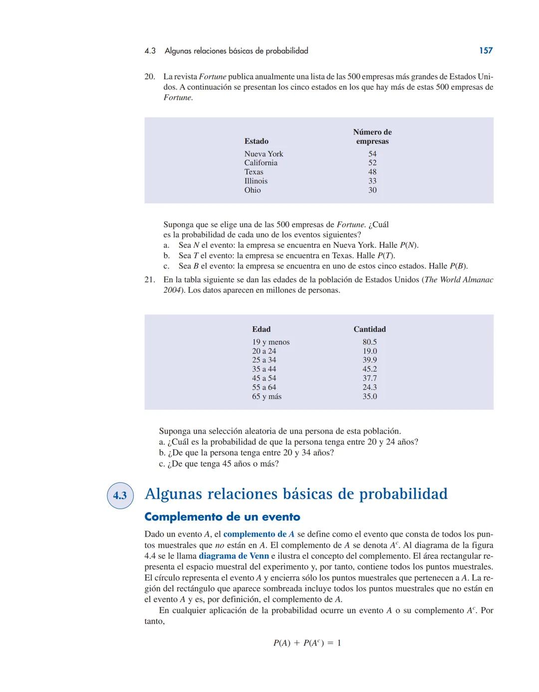 # CAPÍTULO 4
Introducción a la probabilidad
CONTENIDO
LA ESTADÍSTICA
EN LA PRÁCTICA:
LA EMPRESA
ROHM AND HASS
4.1 EXPERIMENTOS, REGLAS
DE