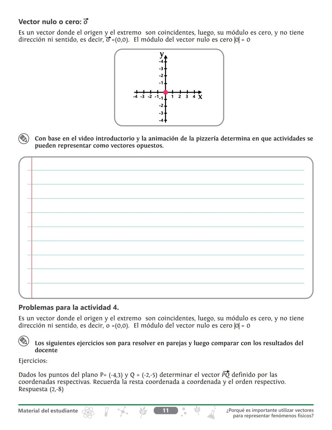 Grado 10
Ciencias naturales
Unidad 1
¿Dónde estamos ubicados
en el tiempo y en el espacio?
Tema
¿Por qué es importante utilizar
vectores p