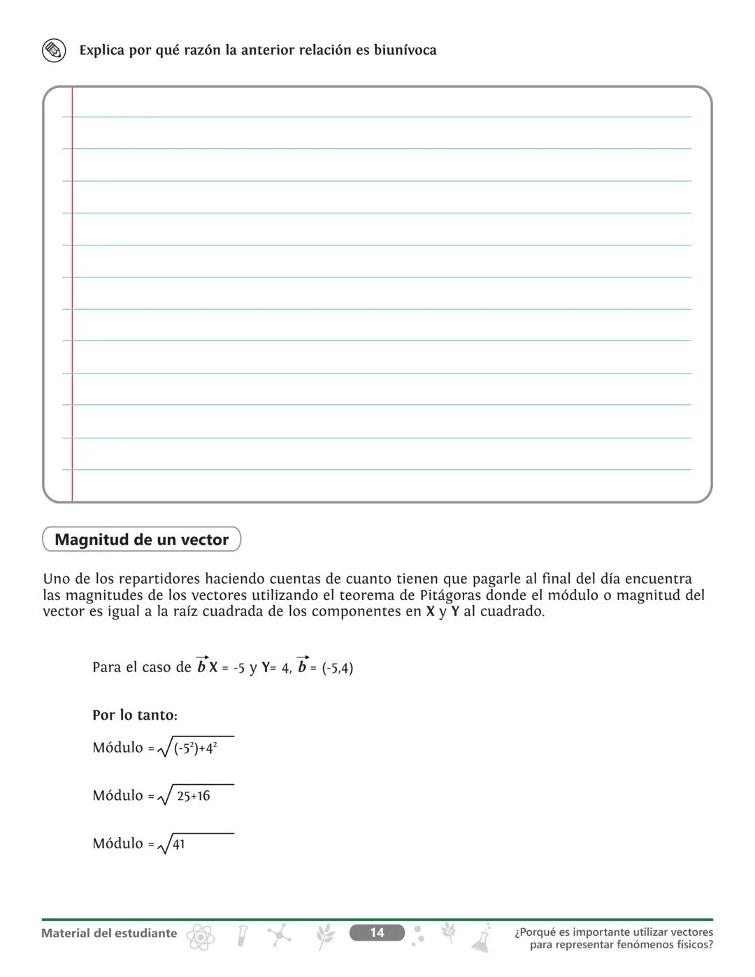 Grado 10
Ciencias naturales
Unidad 1
¿Dónde estamos ubicados
en el tiempo y en el espacio?
Tema
¿Por qué es importante utilizar
vectores p