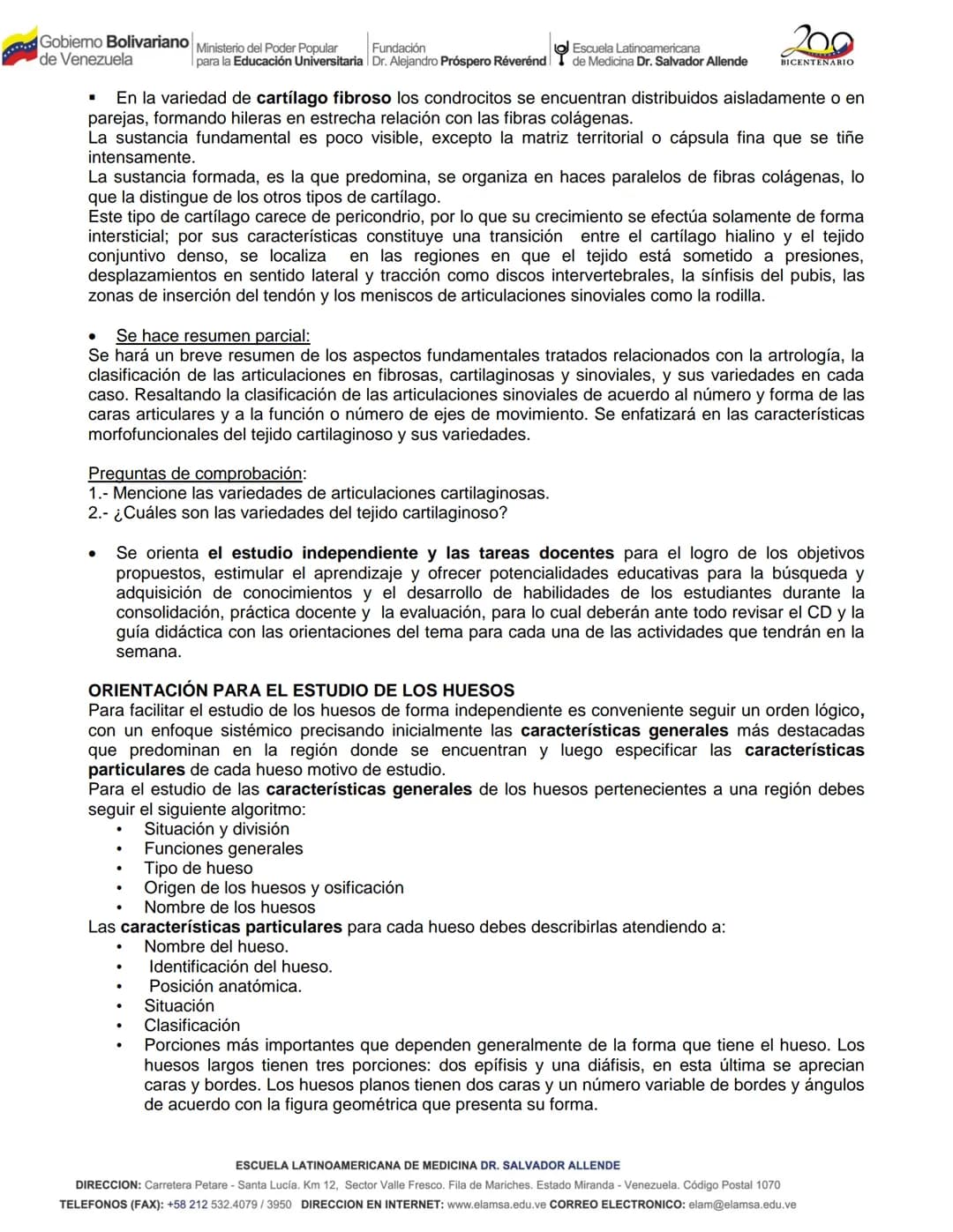 Gobiemo Bolivariano Ministerio del Poder Popular
de Venezuela Fundación Escuela Latinoamericana
para la Educación Universitaria Dr. Alejandr