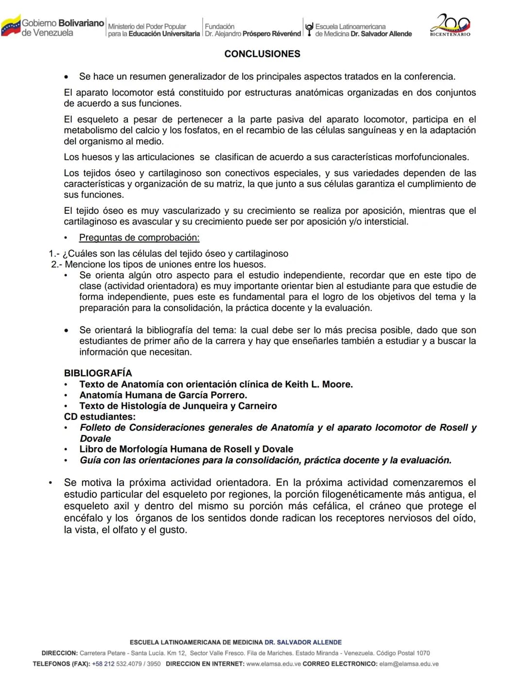 Gobiemo Bolivariano Ministerio del Poder Popular
de Venezuela Fundación Escuela Latinoamericana
para la Educación Universitaria Dr. Alejandr