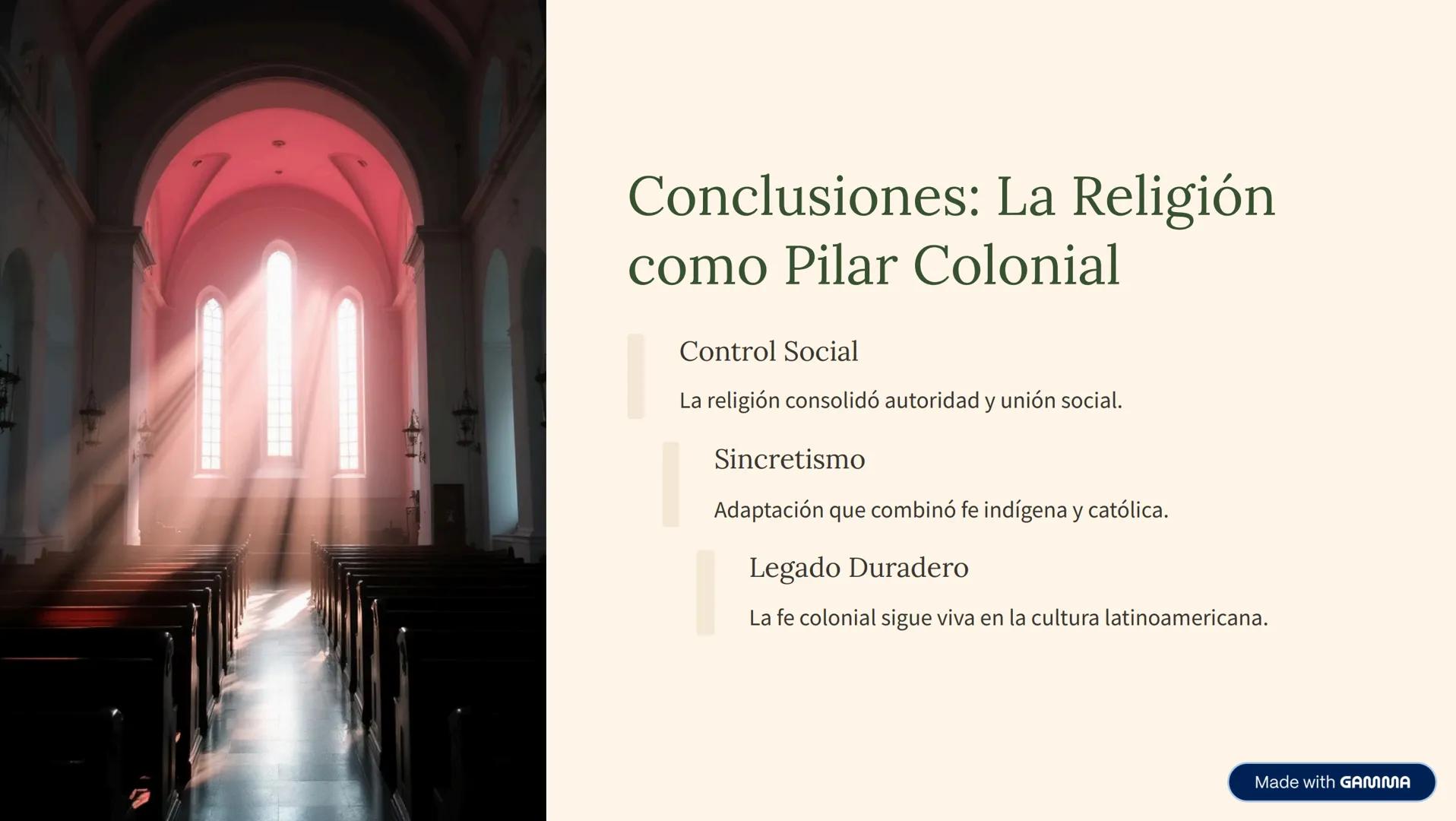 # La Religión en el Periodo
Colonial: Introducción
Exploraremos el rol central de la religión entre los siglos XVI y XIX.
La religión mold