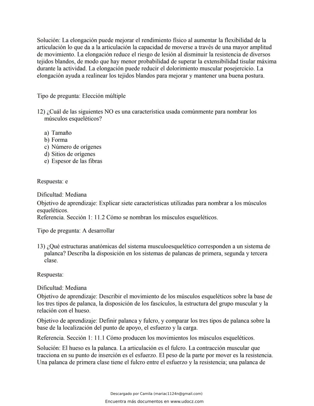 # Docz
Accede a apuntes, guías, libros y más de tu carrera
Banco Preguntas Cap11 Tortora
103 pag.
Descargado por Camila (mariac1124n@gmail