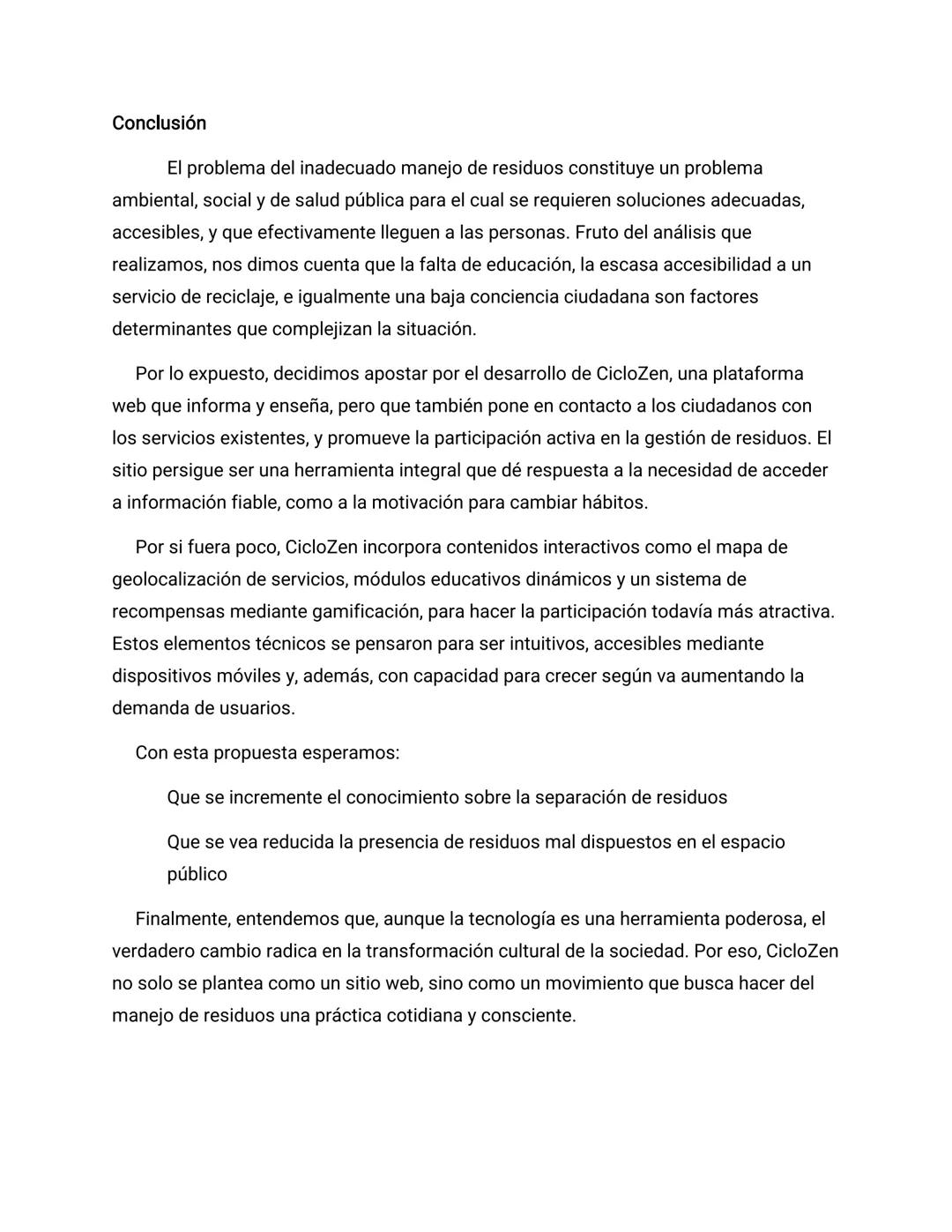 CicloZen: gestión inteligente de residuos
Franed Estiwark Asprilla Cabezas
Natalia Ismare Negria
Juan Sebastián Ruda Córdoba
Esteban Ser