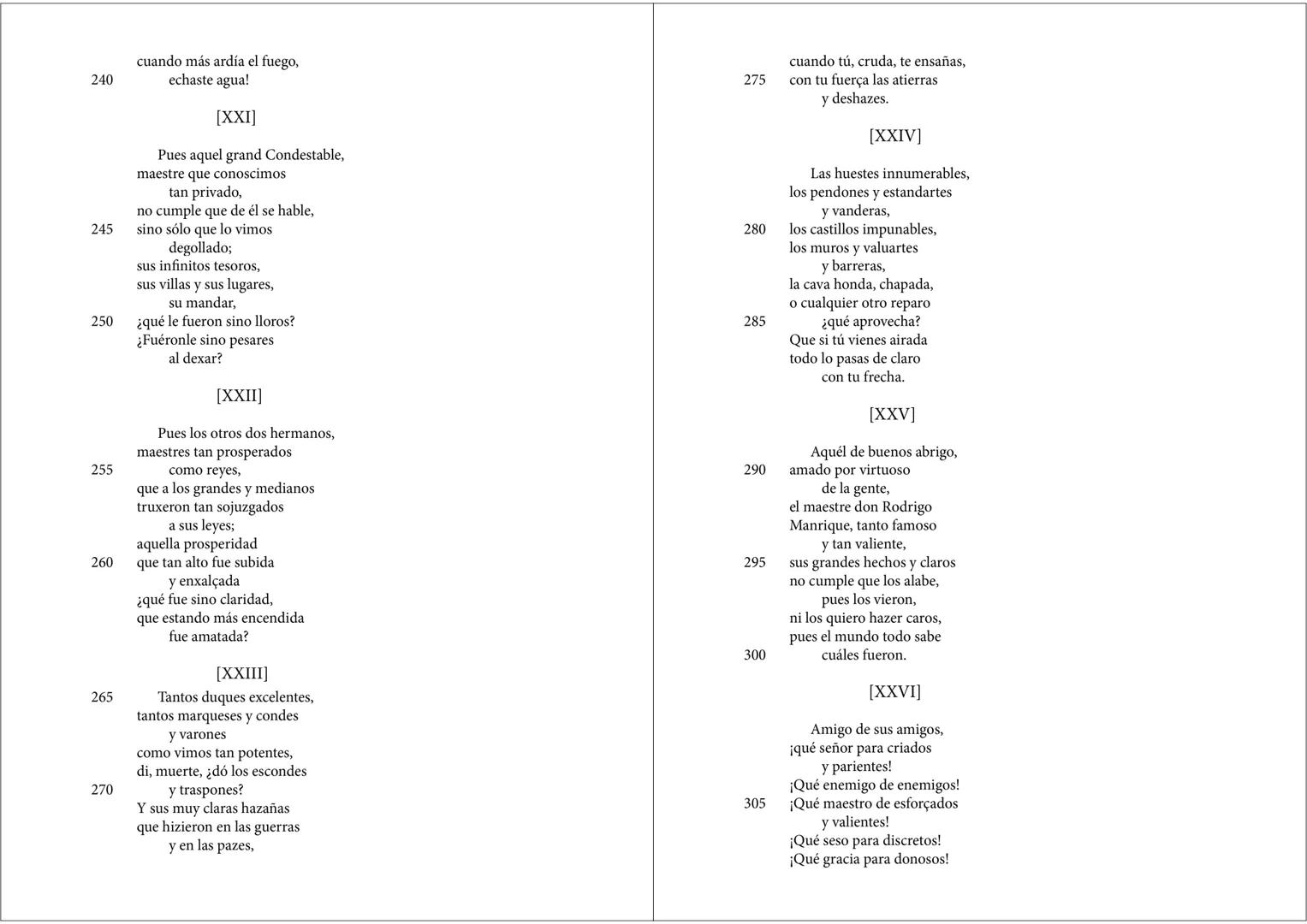 # JORGE MANRIQUE
Coplas a la muerte de su padre
De Poesía, edición de Vicente Beltrán, en curso de revisión para la Biblioteca clásica de