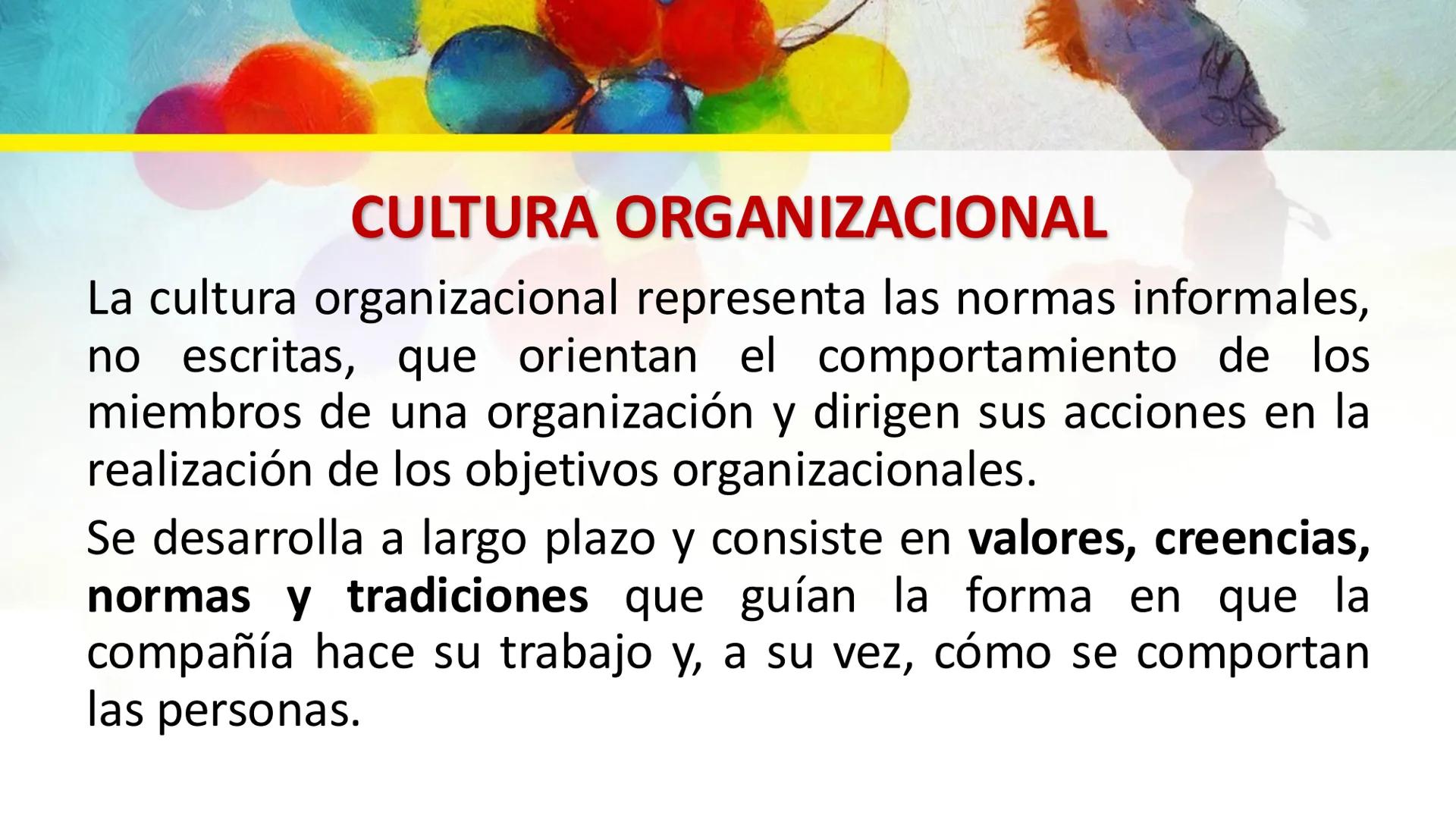 # CLIMA Y CULTURA
# ORGANIZACIONAL
Catalina Sánchez Ángel
Catalinasanchez.censa@gmail.com # ¿QUÉ ES UNA ORGANIZACIÓN? ORGANIZACIÓN
Se pued