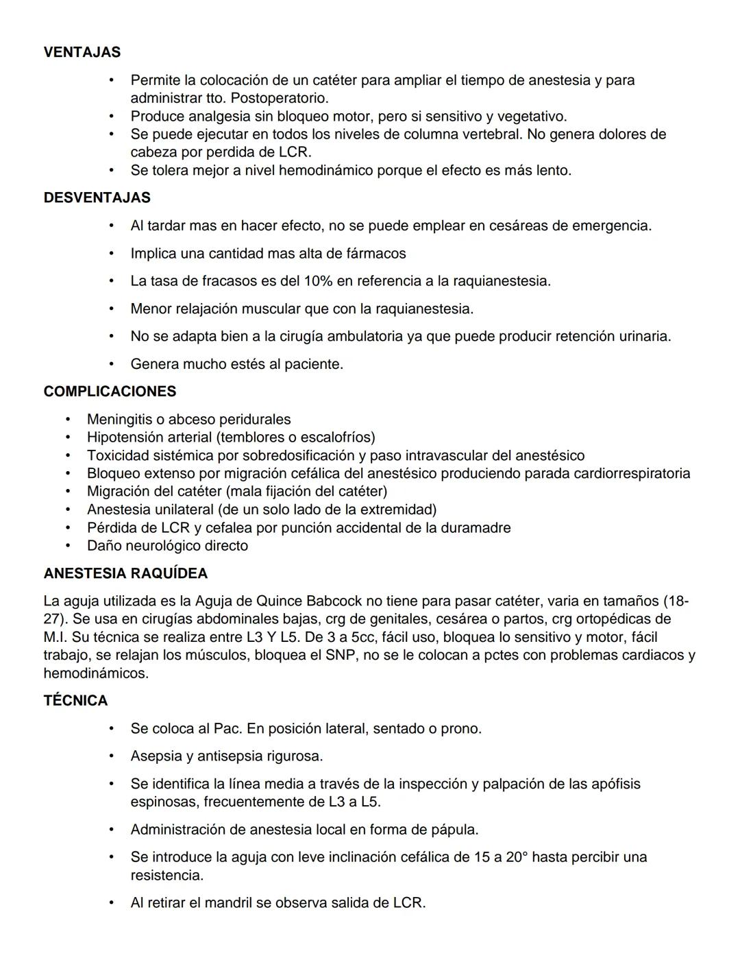 PARCIAL 2: VALORACIÓN
ANESTÉSICA
Tema 1
Anestesia: Es un estado en el que se pierde la conciencia mental y la percepción de otras
sensacione