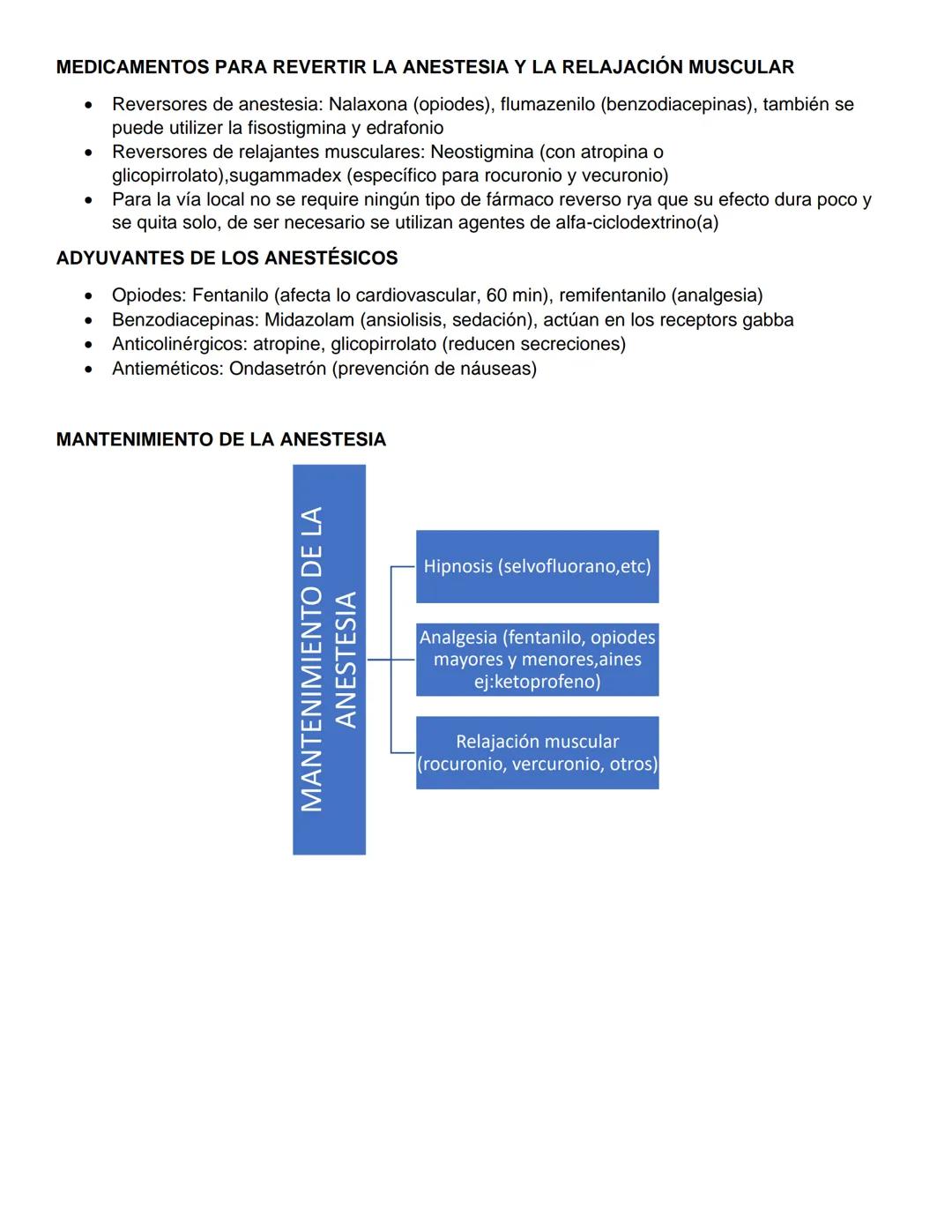 PARCIAL 2: VALORACIÓN
ANESTÉSICA
Tema 1
Anestesia: Es un estado en el que se pierde la conciencia mental y la percepción de otras
sensacione