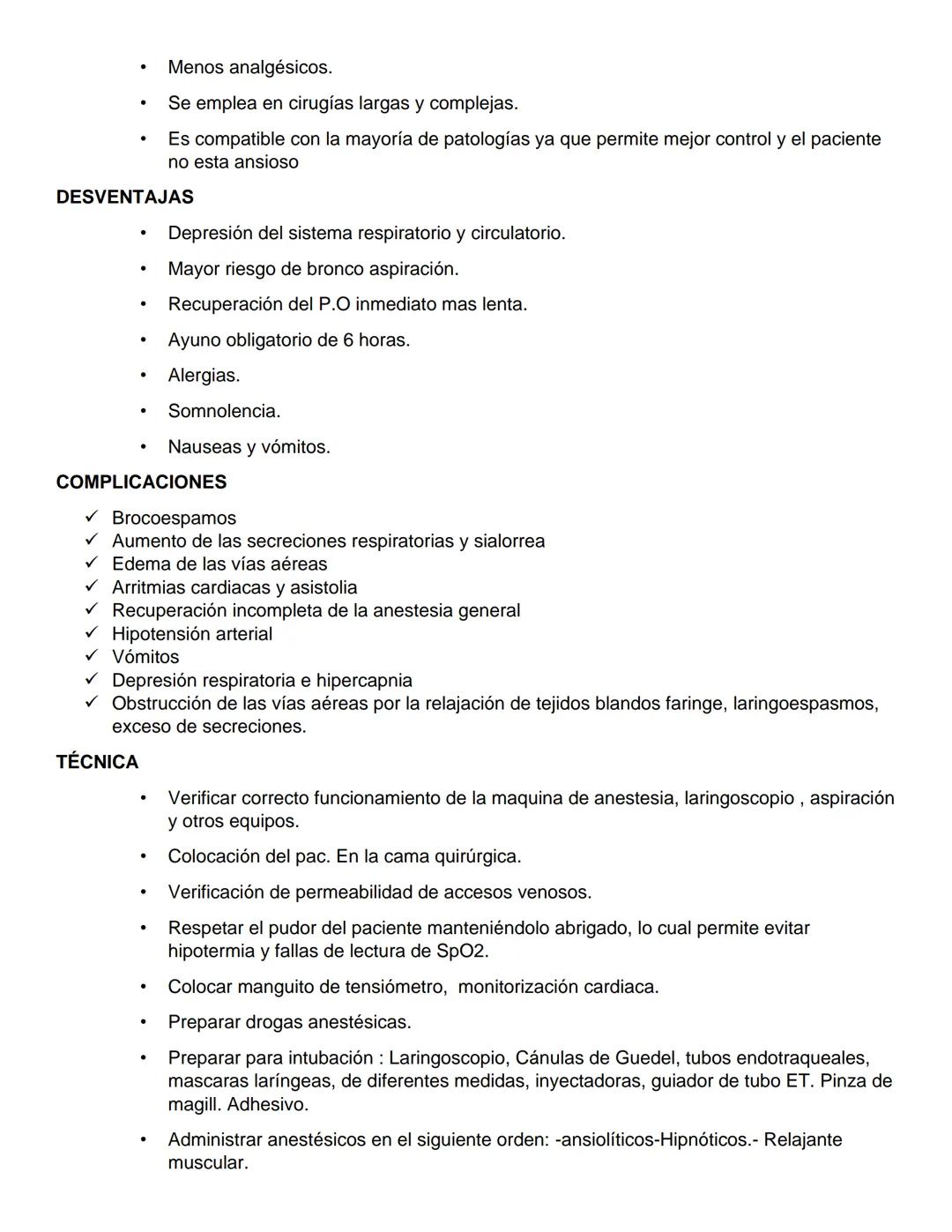 PARCIAL 2: VALORACIÓN
ANESTÉSICA
Tema 1
Anestesia: Es un estado en el que se pierde la conciencia mental y la percepción de otras
sensacione