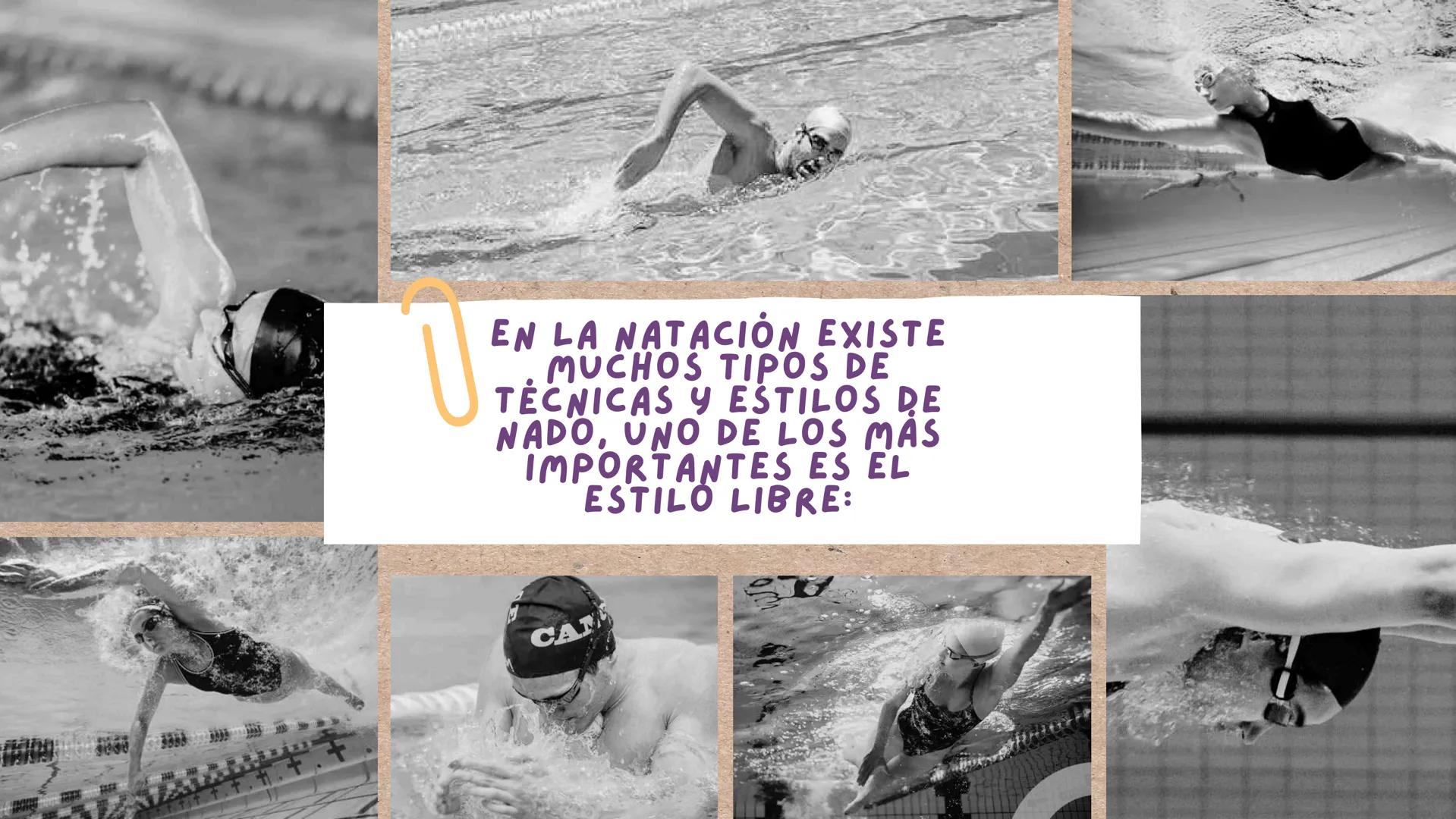 # ¡ESTILO LIBRE! # ¡ESTILO LIBRE! EN LA NATACIÓN EXISTE
MUCHOS TIPOS DE
TÉCNICAS Y ESTILOS DE
NADO, UNO DE LOS MAS
IMPORTANTES ES EL
ESTILO