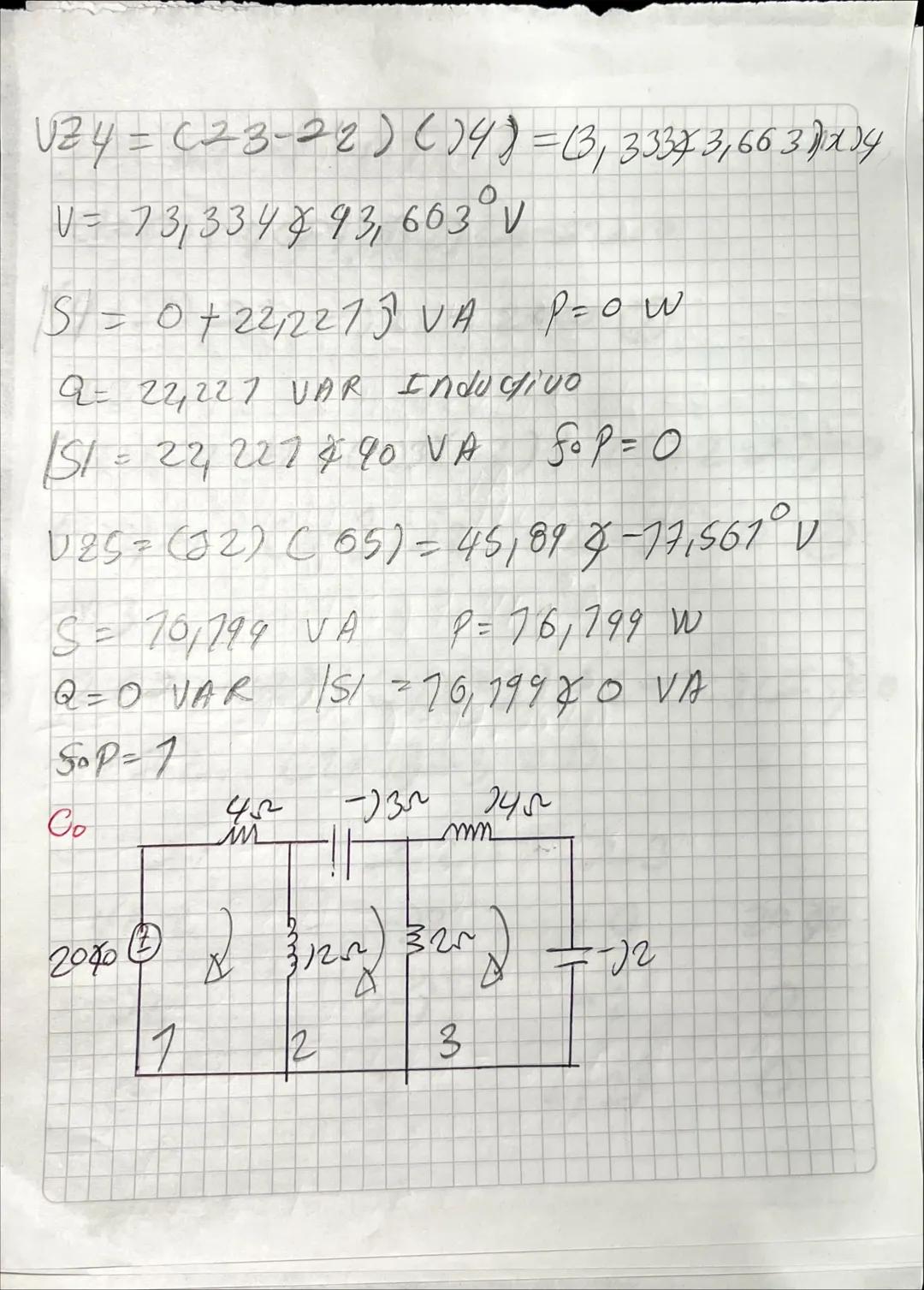 10
80
COS (100
土
20л 400m H
200m H
M
m
m
300MH +
10~
VO
Souf
720 cos(100t+90°) v
temporal
→ Sasorial.
R= 202
B=202
400mH
2=2200(400m) = 40;