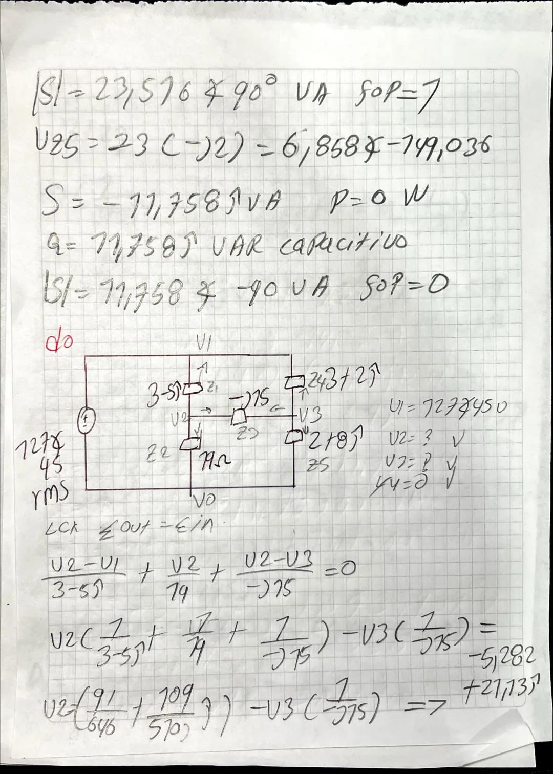 10
80
COS (100
土
20л 400m H
200m H
M
m
m
300MH +
10~
VO
Souf
720 cos(100t+90°) v
temporal
→ Sasorial.
R= 202
B=202
400mH
2=2200(400m) = 40;