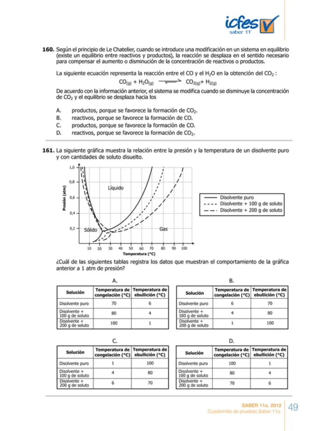 icfes
saber 11°
CUADERNILLO
DE PREGUNTAS
SABER 110. 2012
Cuadernillo de pruebas Saber 110.
Ministerio de
Educación Nacional
República de Col