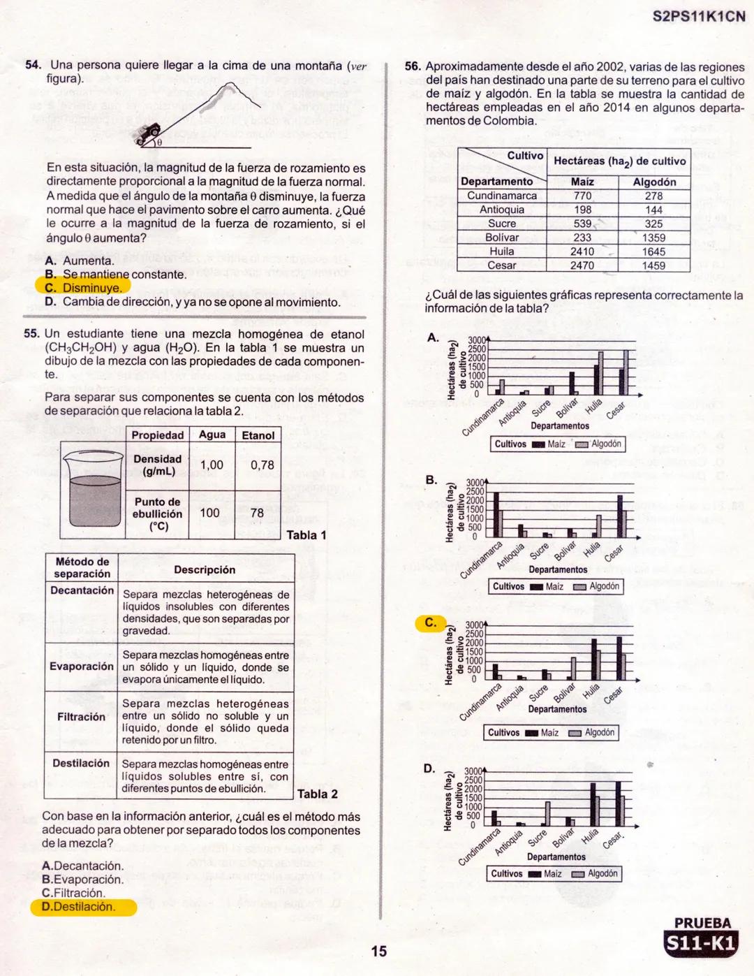 1
La
Evaluación
PRUEBA
S11-K1
Evaluación por Desempeño en Competencias
Segunda sesión
En el siguiente cuadro se muestran las pruebas que con