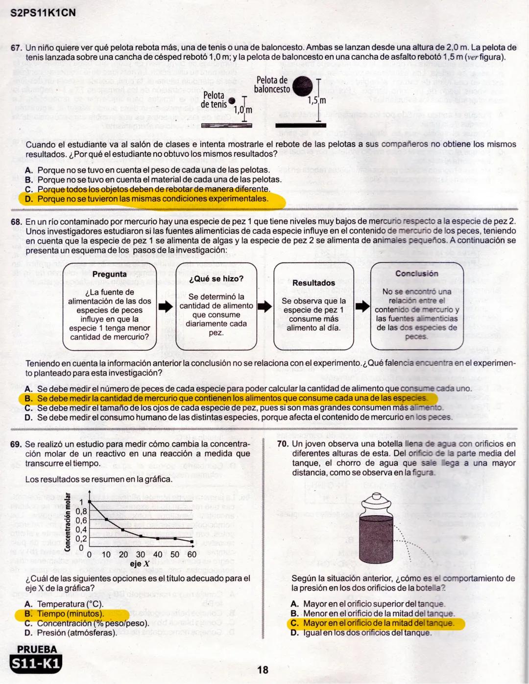 1
La
Evaluación
PRUEBA
S11-K1
Evaluación por Desempeño en Competencias
Segunda sesión
En el siguiente cuadro se muestran las pruebas que con