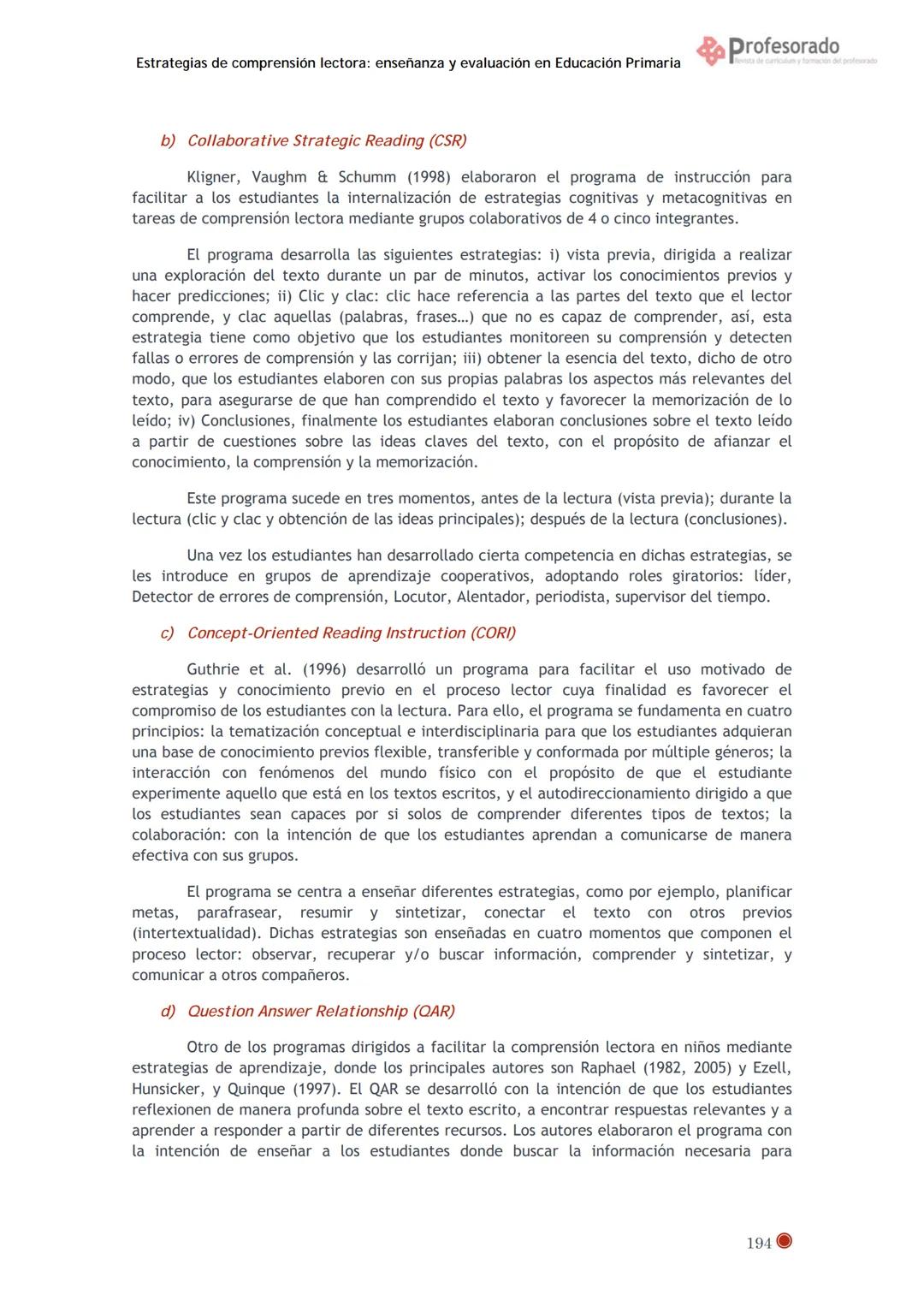 --- OCR Start ---
Profesorado
Revista de currículum y formación del profesorado
VOL. 16, N° 1 (enero-abril 2012)
ISSN 1138-414X (edición pap