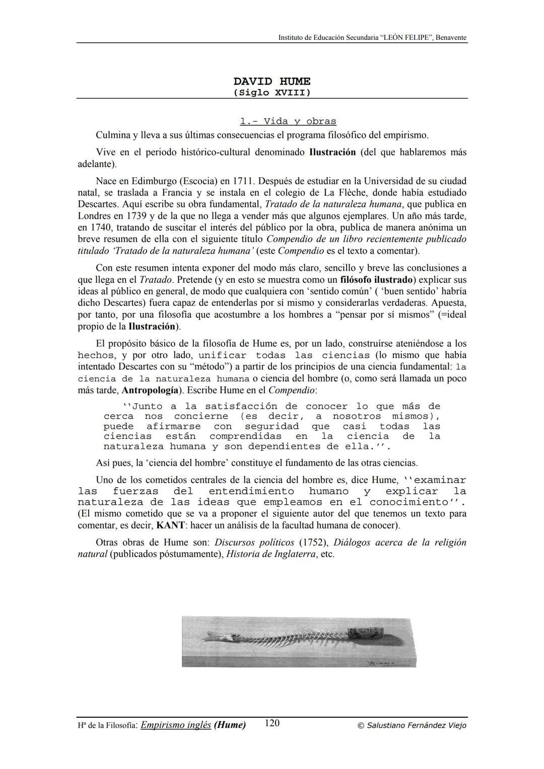 HISTORIA
DE LA
FILOSOFÍA
por Salustiano Fernández Viejo
► INSTITUTO DE EDUCACIÓN SECUNDARIA "LEÓN FELIPE"
DE BENAVENTE
◆ DEPARTAMENTO DE FIL
