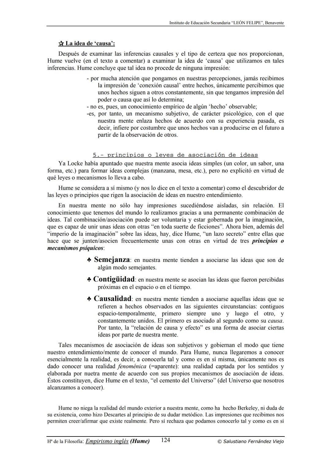 HISTORIA
DE LA
FILOSOFÍA
por Salustiano Fernández Viejo
► INSTITUTO DE EDUCACIÓN SECUNDARIA "LEÓN FELIPE"
DE BENAVENTE
◆ DEPARTAMENTO DE FIL