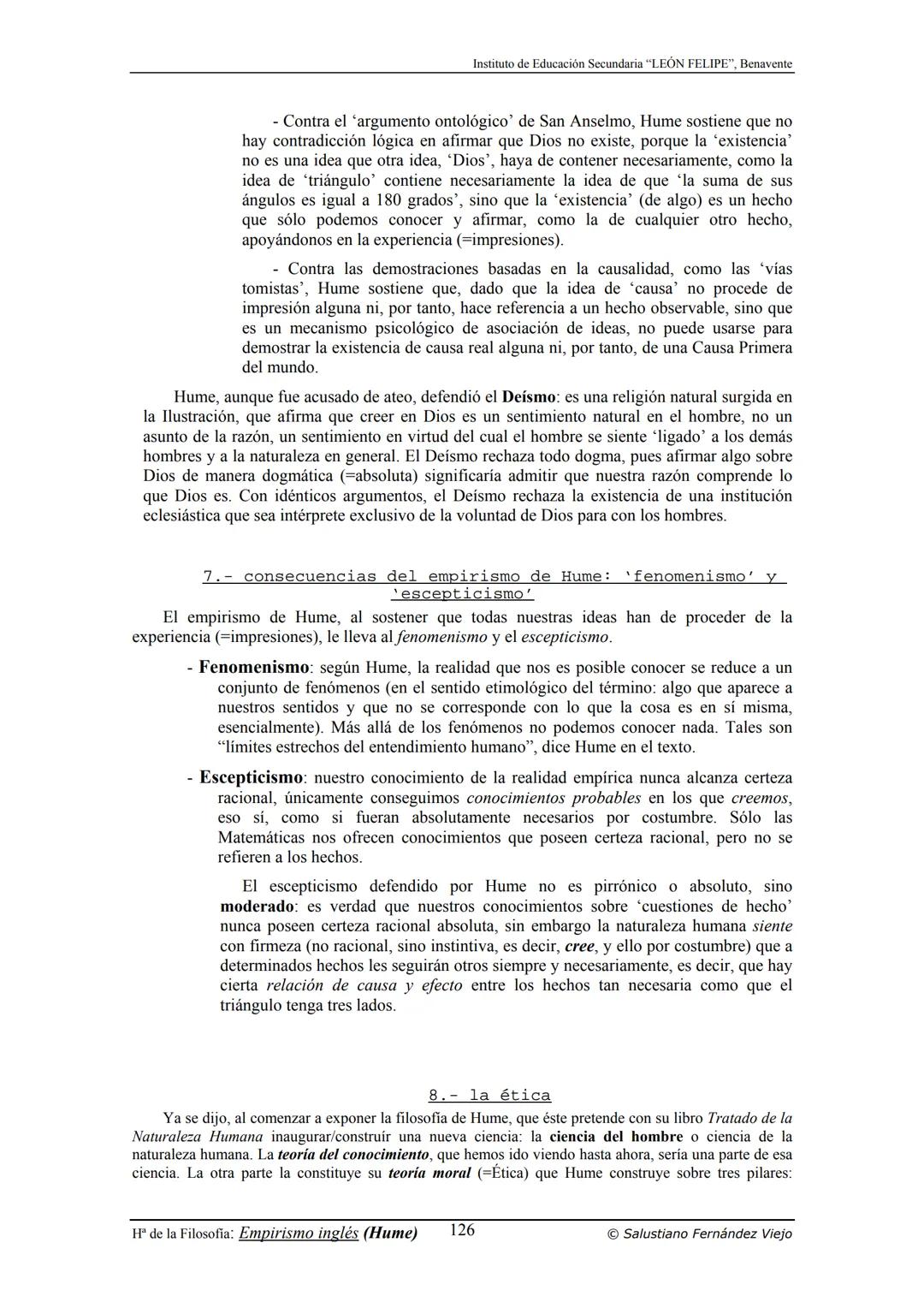 HISTORIA
DE LA
FILOSOFÍA
por Salustiano Fernández Viejo
► INSTITUTO DE EDUCACIÓN SECUNDARIA "LEÓN FELIPE"
DE BENAVENTE
◆ DEPARTAMENTO DE FIL