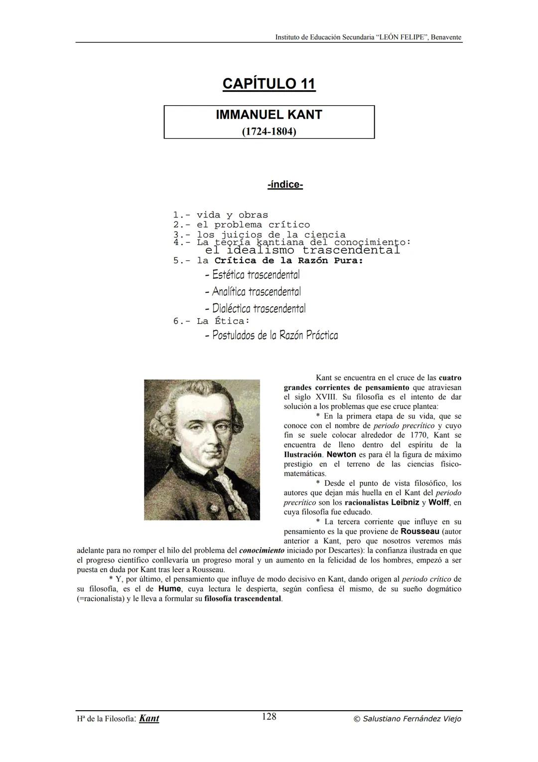 HISTORIA
DE LA
FILOSOFÍA
por Salustiano Fernández Viejo
► INSTITUTO DE EDUCACIÓN SECUNDARIA "LEÓN FELIPE"
DE BENAVENTE
◆ DEPARTAMENTO DE FIL