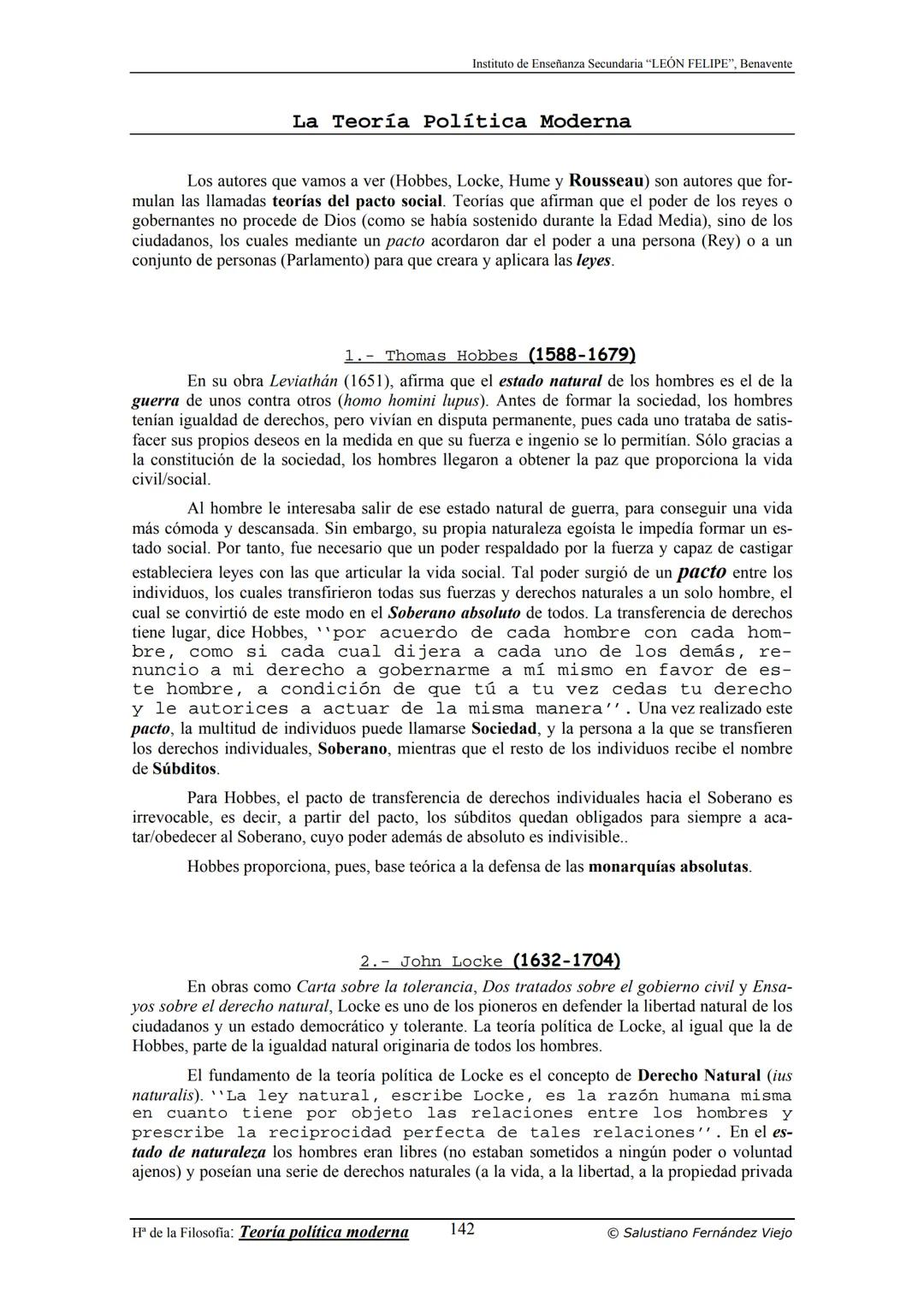 HISTORIA
DE LA
FILOSOFÍA
por Salustiano Fernández Viejo
► INSTITUTO DE EDUCACIÓN SECUNDARIA "LEÓN FELIPE"
DE BENAVENTE
◆ DEPARTAMENTO DE FIL