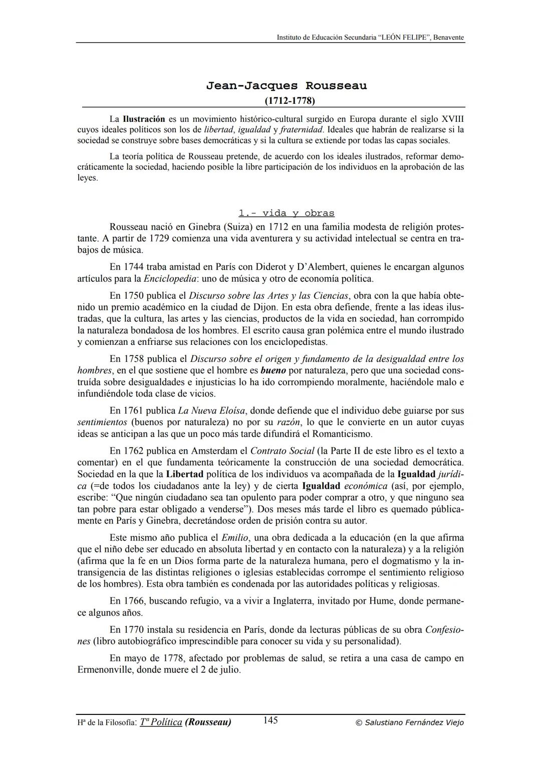 HISTORIA
DE LA
FILOSOFÍA
por Salustiano Fernández Viejo
► INSTITUTO DE EDUCACIÓN SECUNDARIA "LEÓN FELIPE"
DE BENAVENTE
◆ DEPARTAMENTO DE FIL